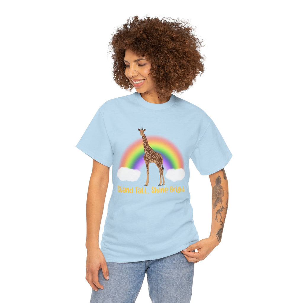 Unisex Heavy Cotton Tee - Stand Tall, Shine Bright