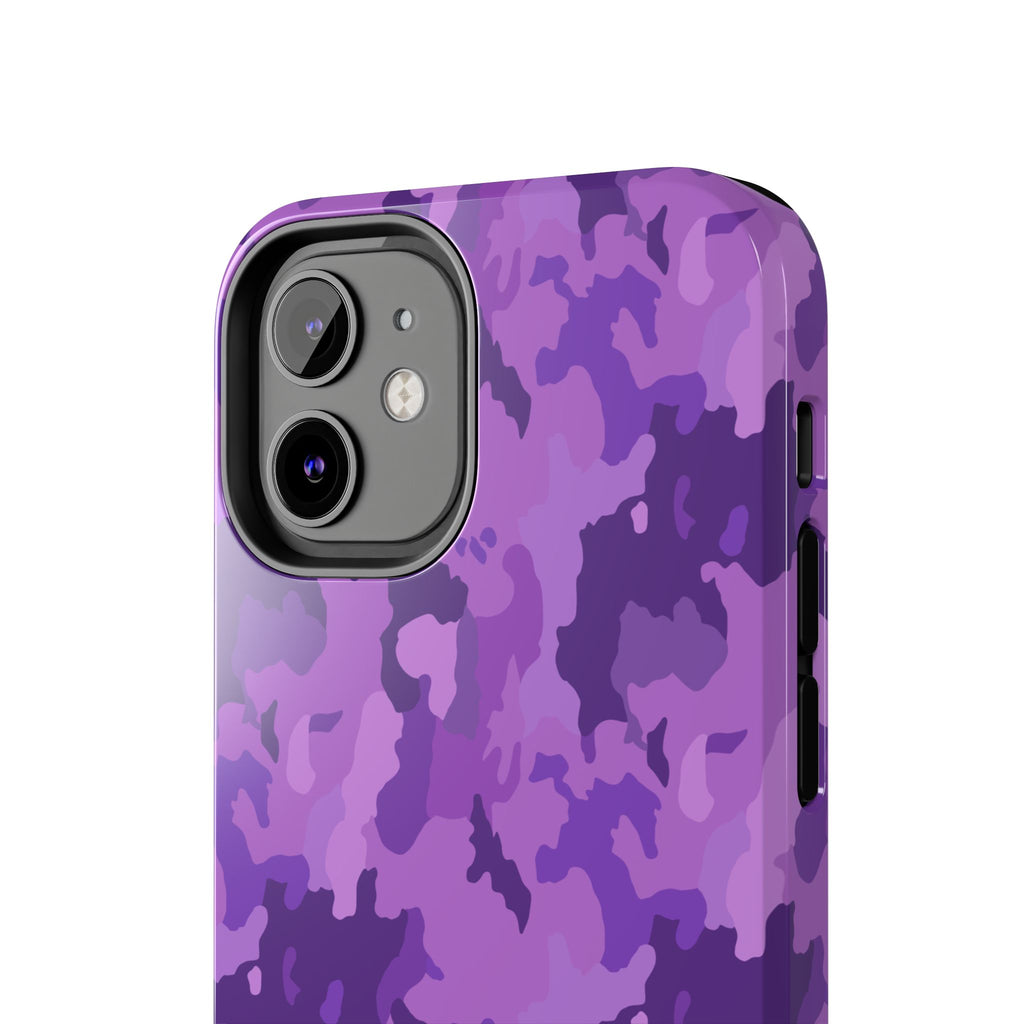 Tough Phone Cases - Purple Camo