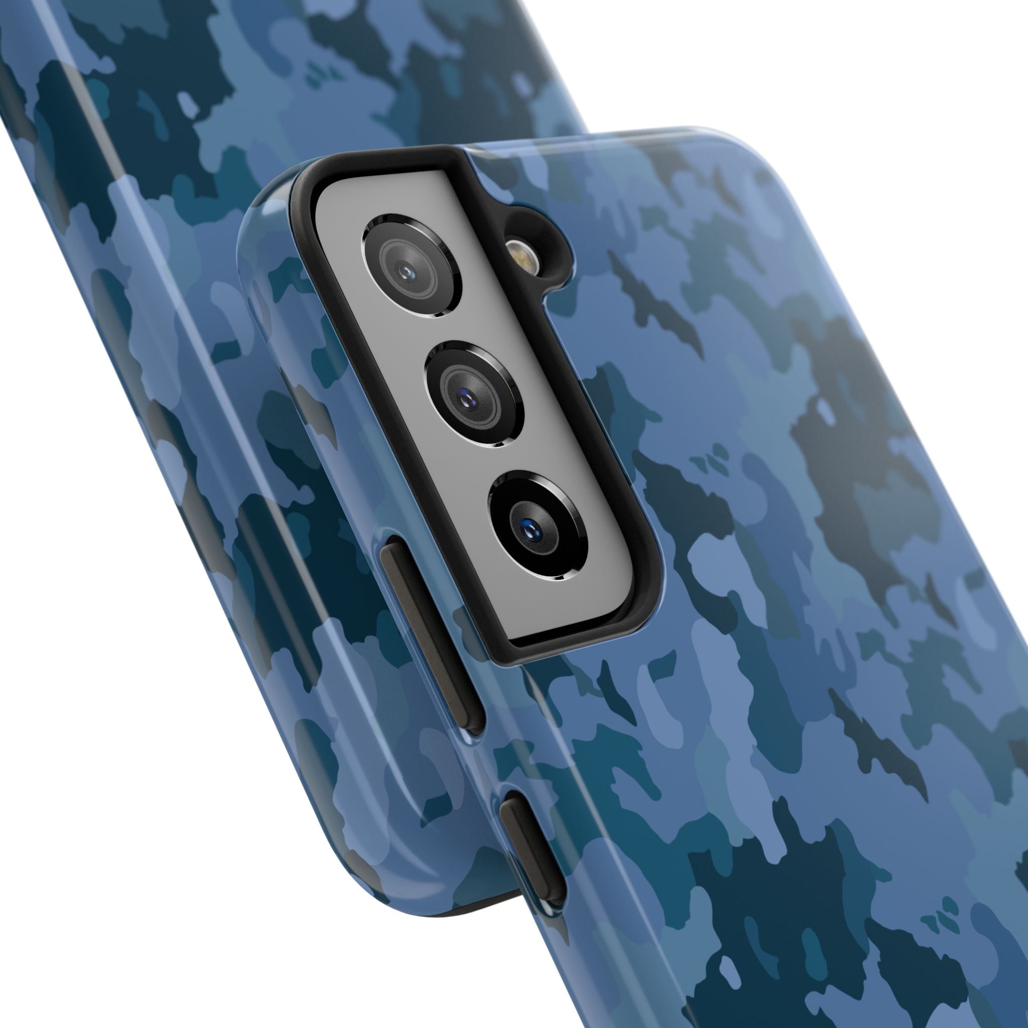 Tough Phone Cases - Blue Camo