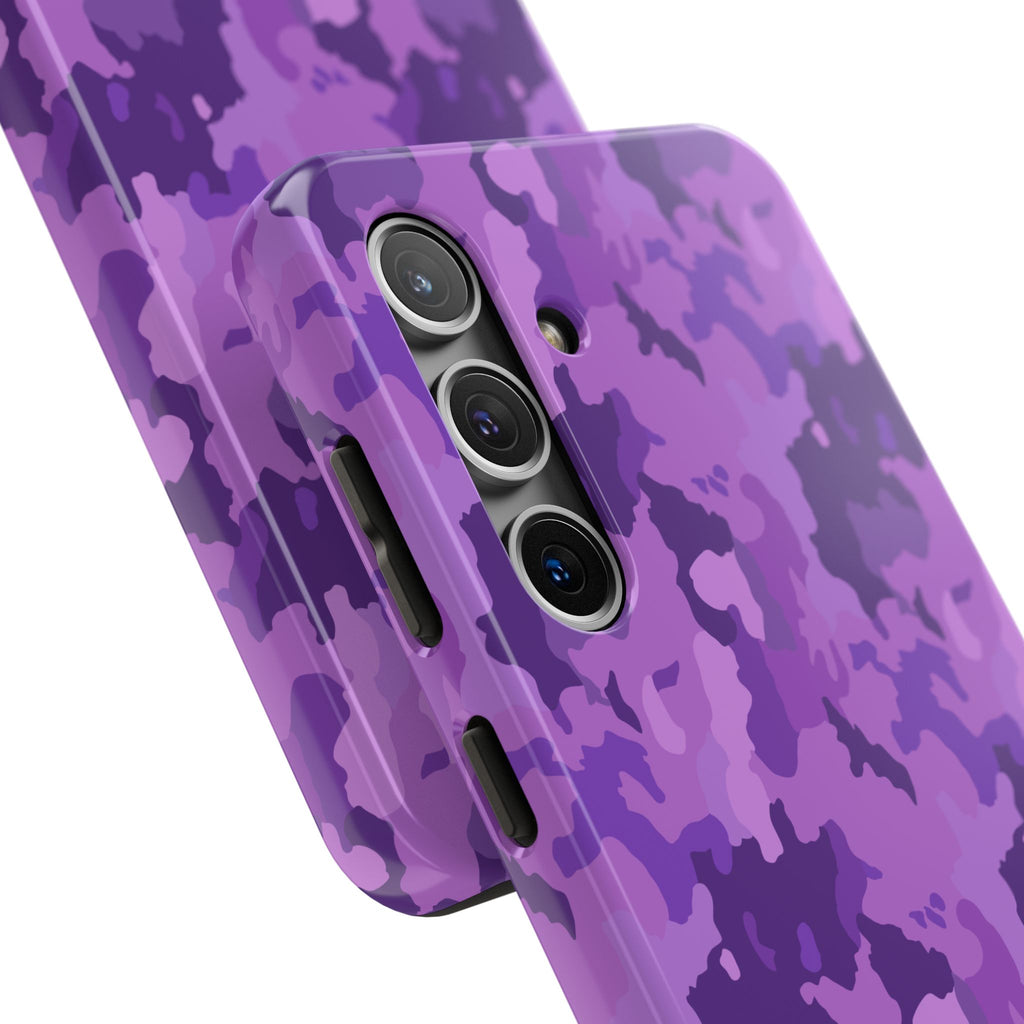 Tough Phone Cases - Purple Camo