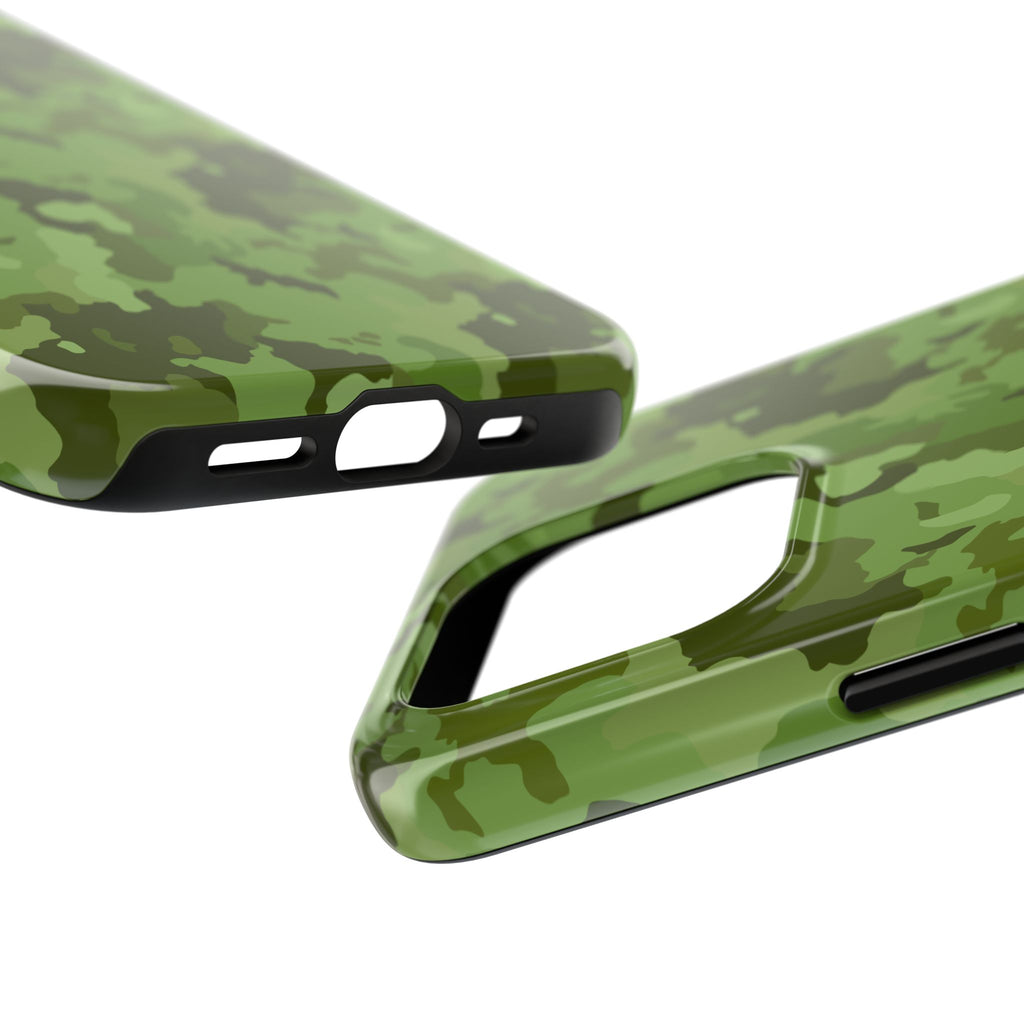 Tough Phone Cases - Green Camo
