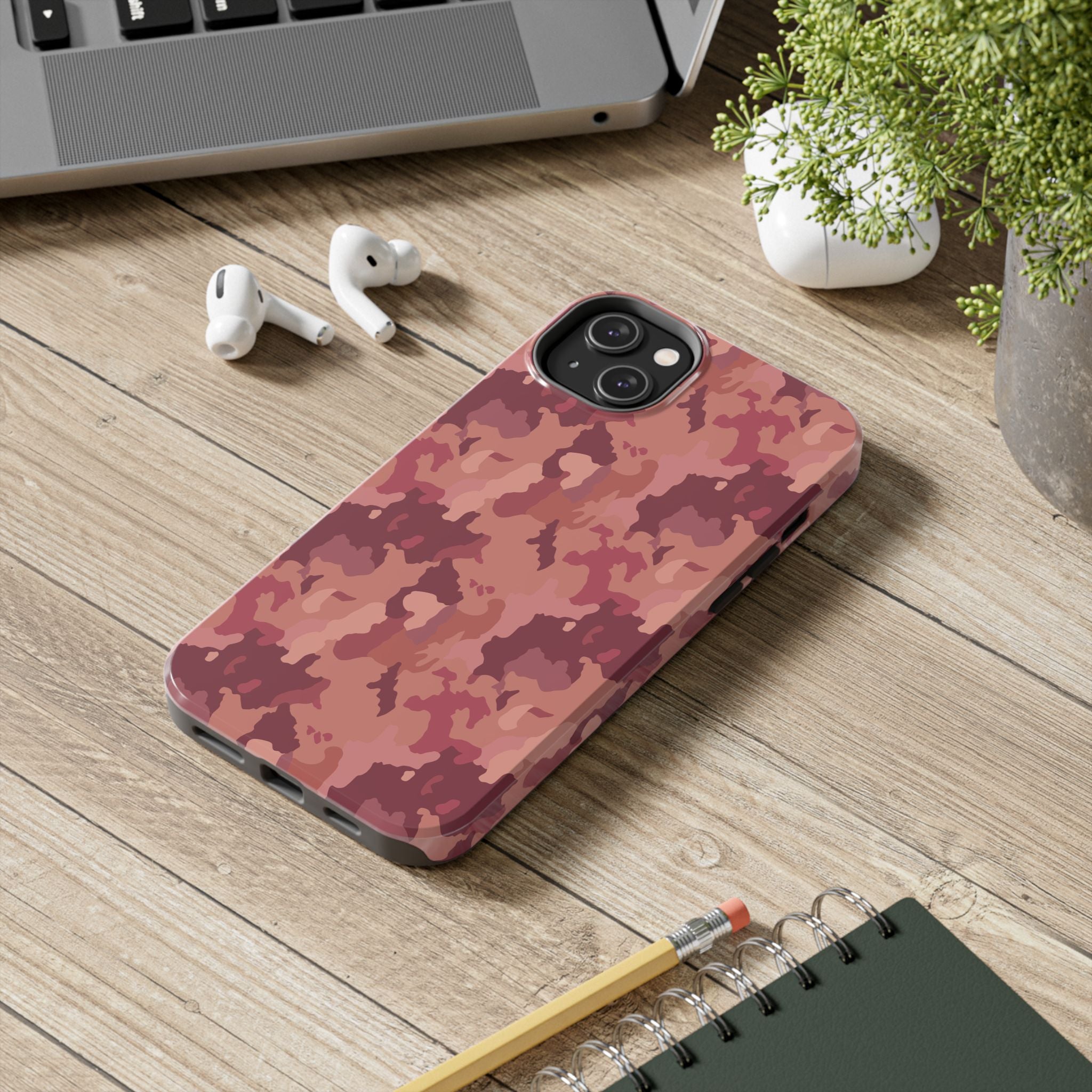 Tough Phone Cases - Pink Camo