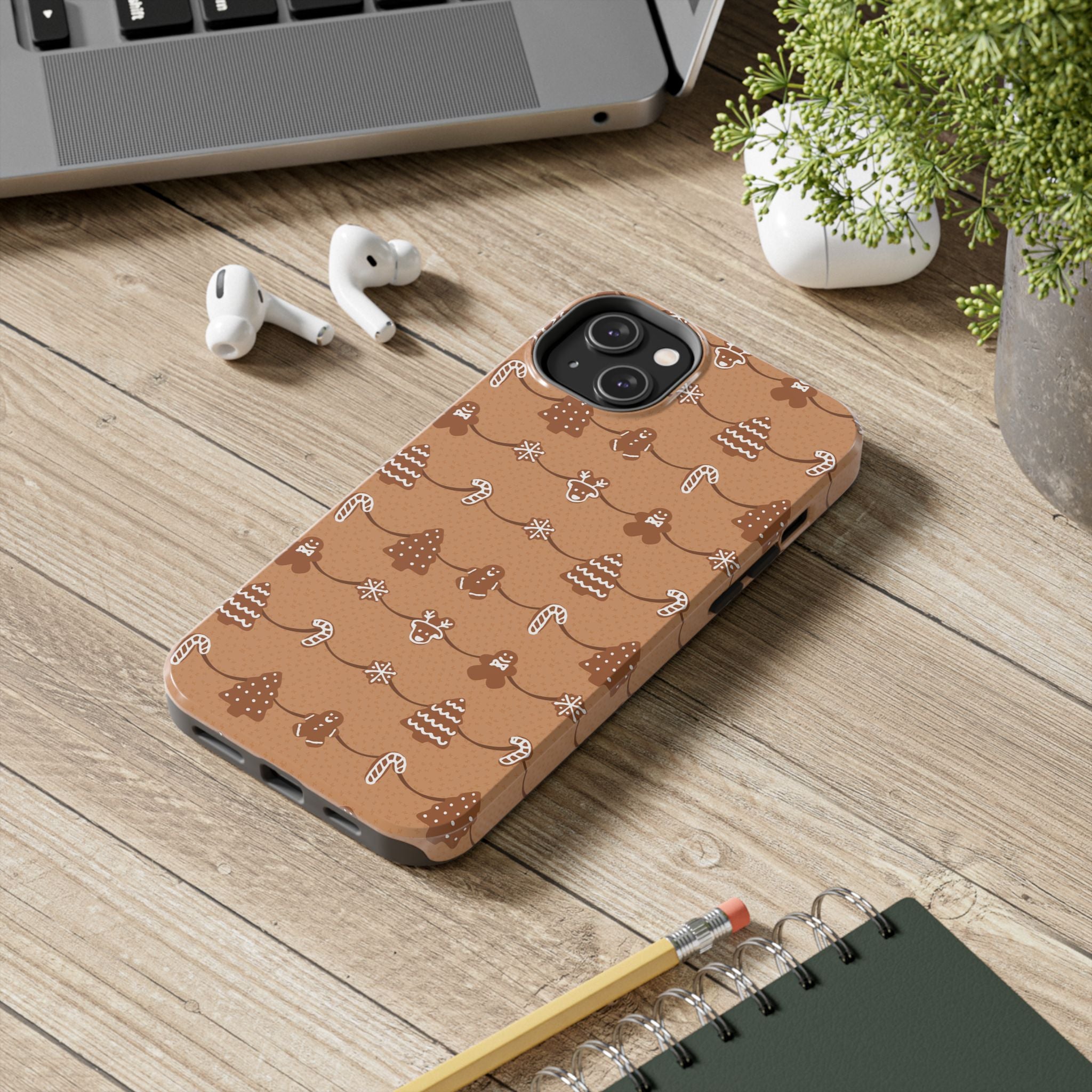 Phone Case - Gingerbread Cookies Design