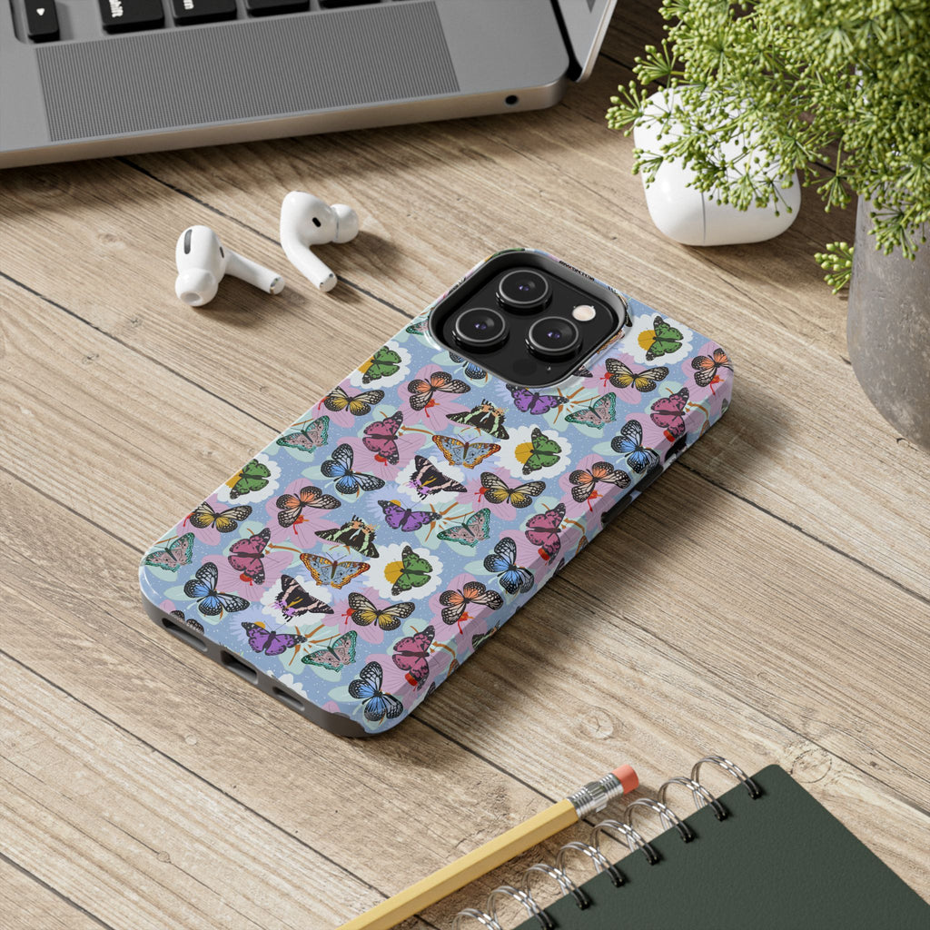 Tough Phone Cases - Butterflies and Flowers