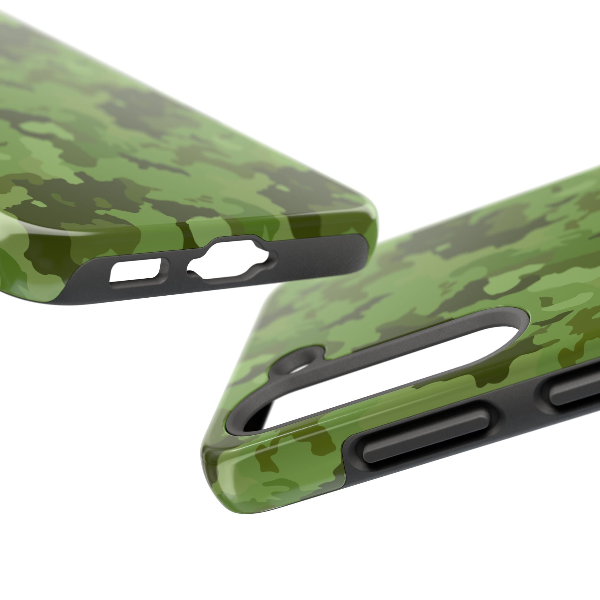 Tough Phone Cases - Green Camo