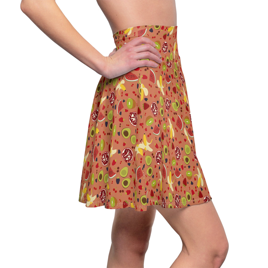Women's Skater Skirt - Fruit Aesthetic