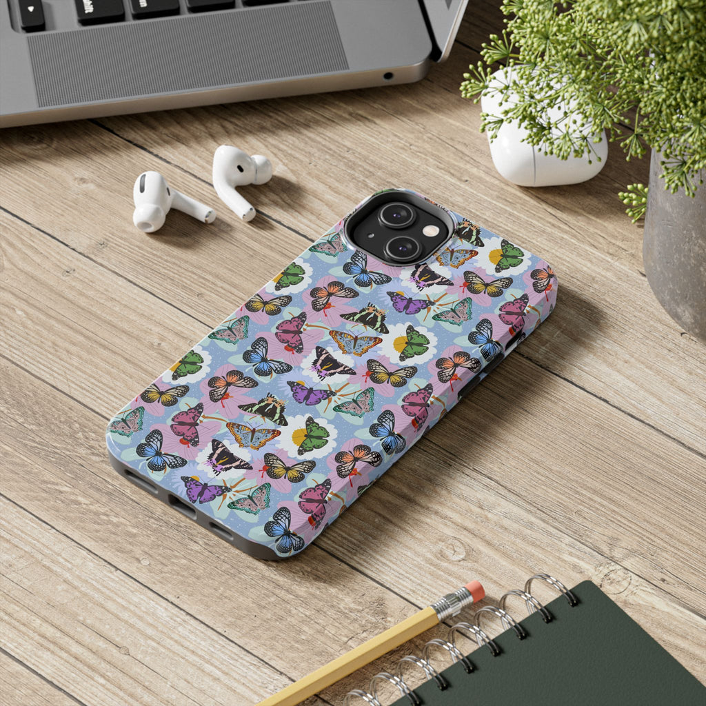 Tough Phone Cases - Butterflies and Flowers