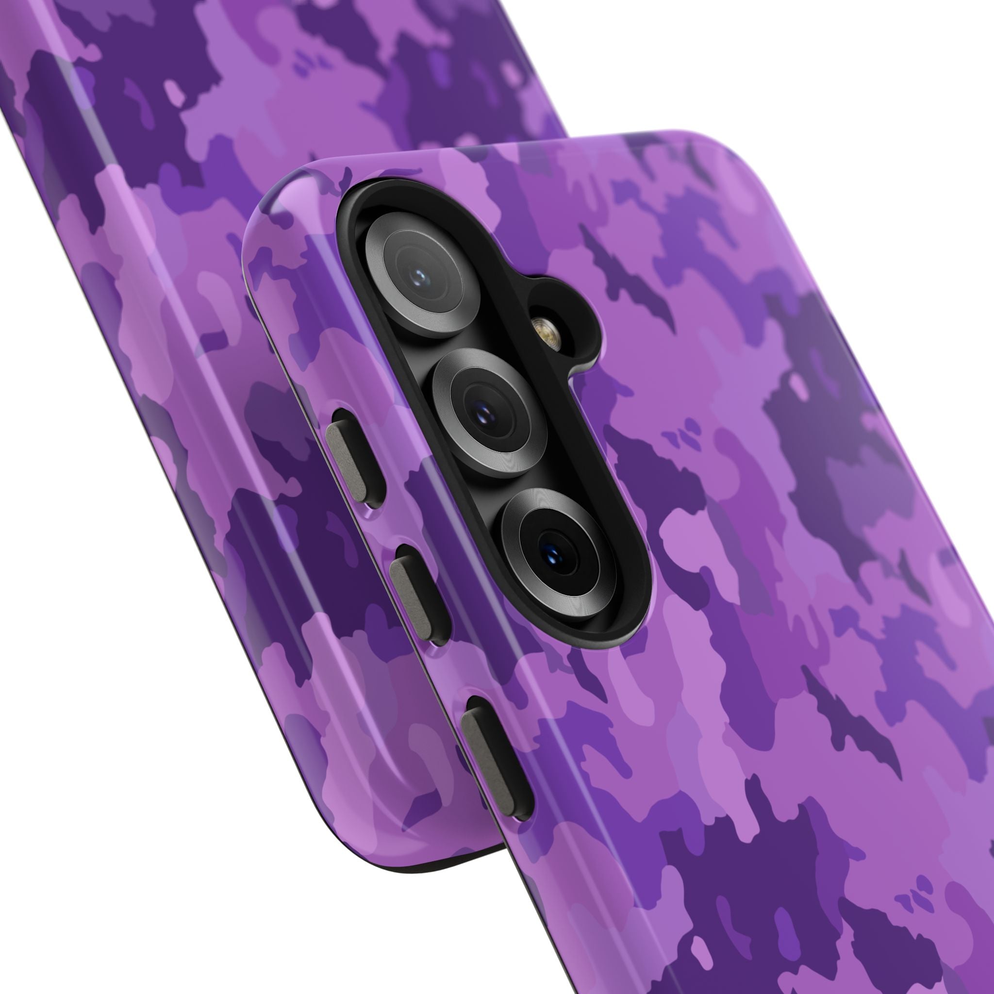 Tough Phone Cases - Purple Camo