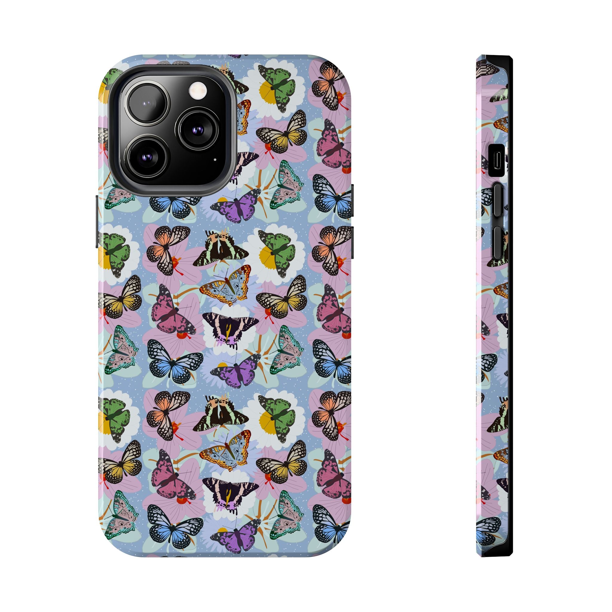 Tough Phone Cases - Butterflies and Flowers