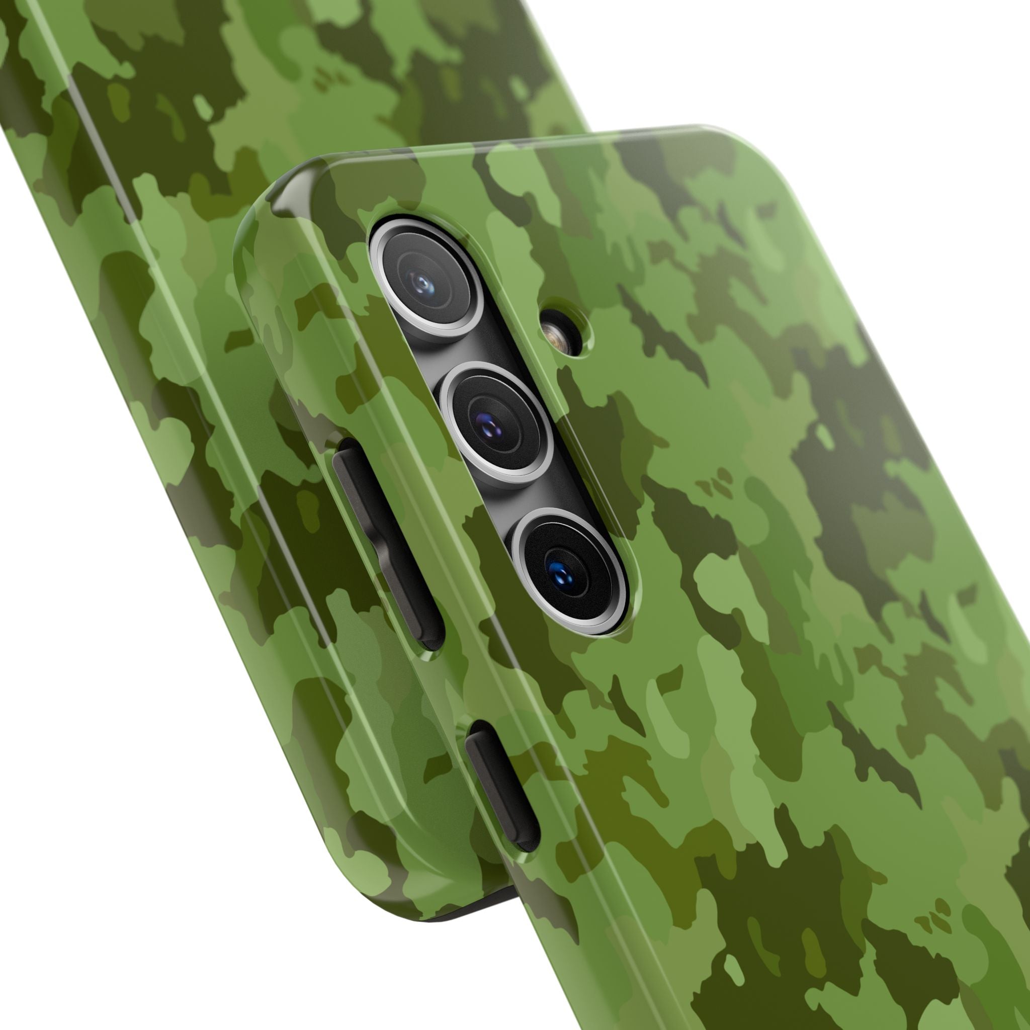 Tough Phone Cases - Green Camo