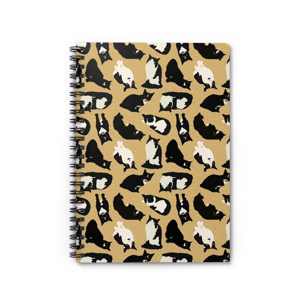 Spiral Notebook - Ruled Line - Cats
