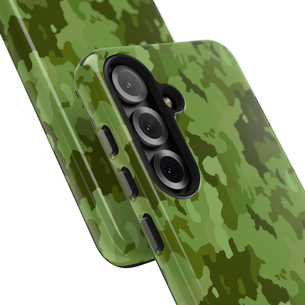 Tough Phone Cases - Green Camo