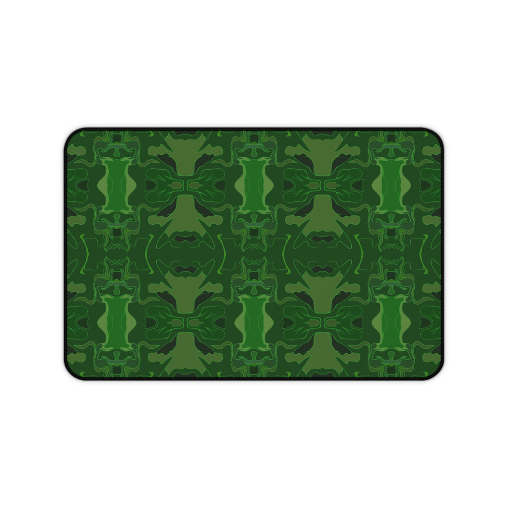 Desk Mat - Green Kaleidoscope
