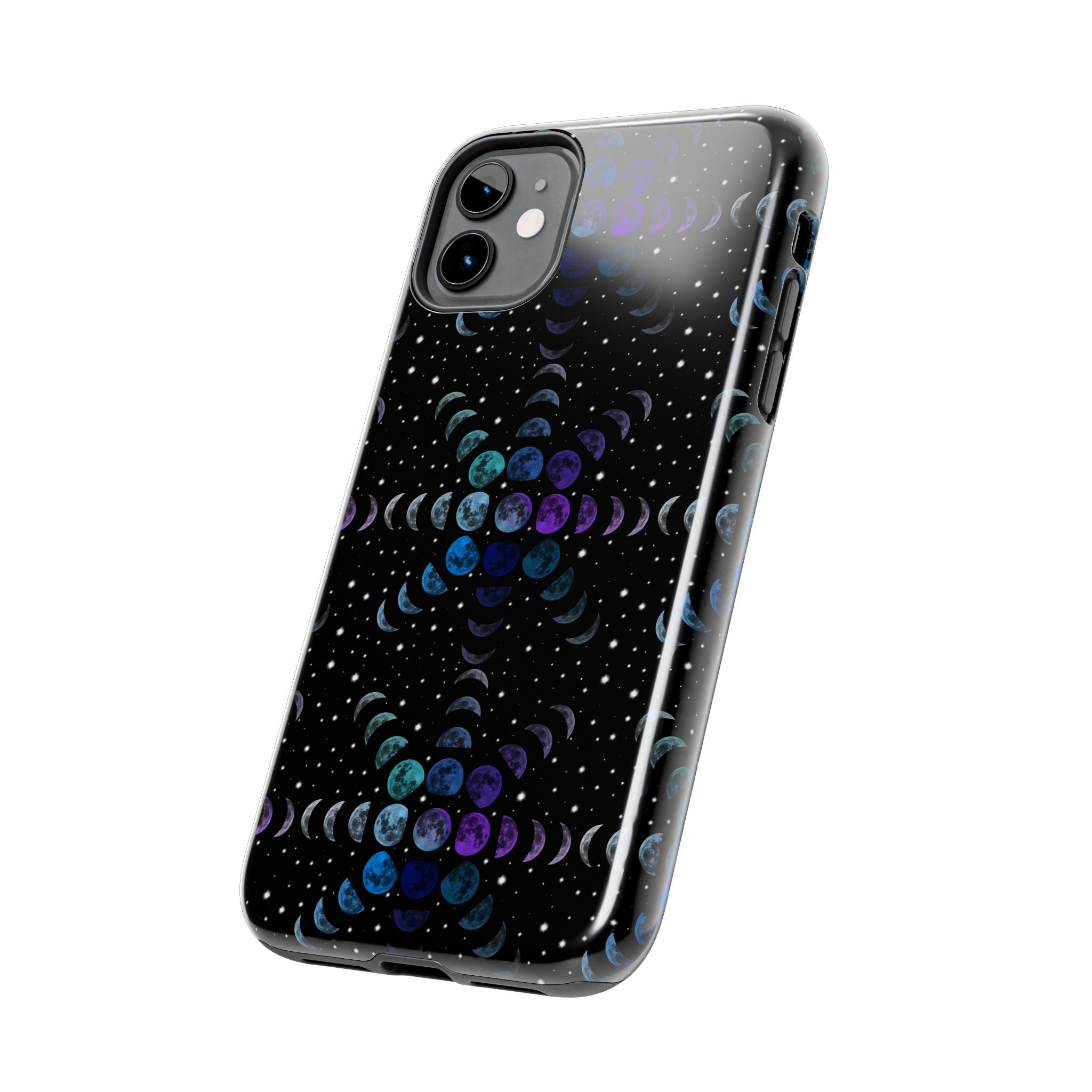 Tough Phone Cases - Multi-Colored Lunar Cycle