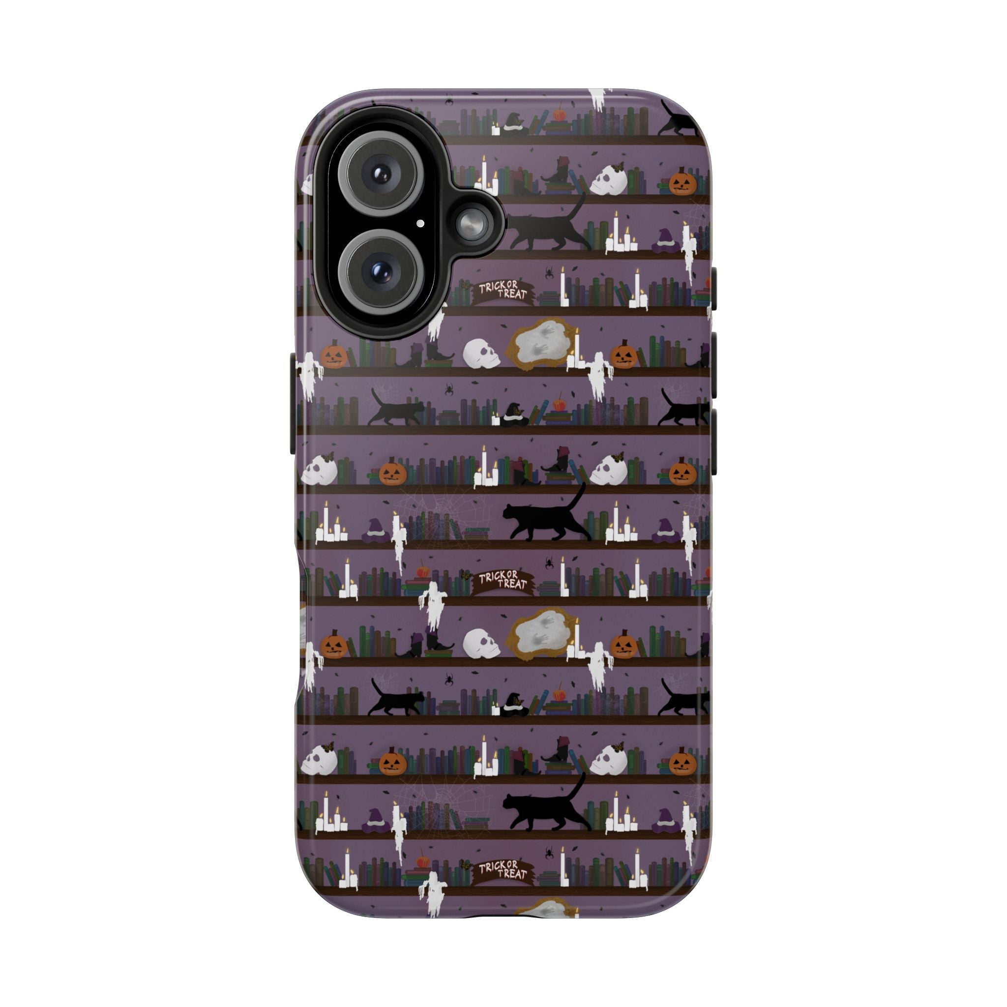 Tough Phone Cases - Spooky Bookcase