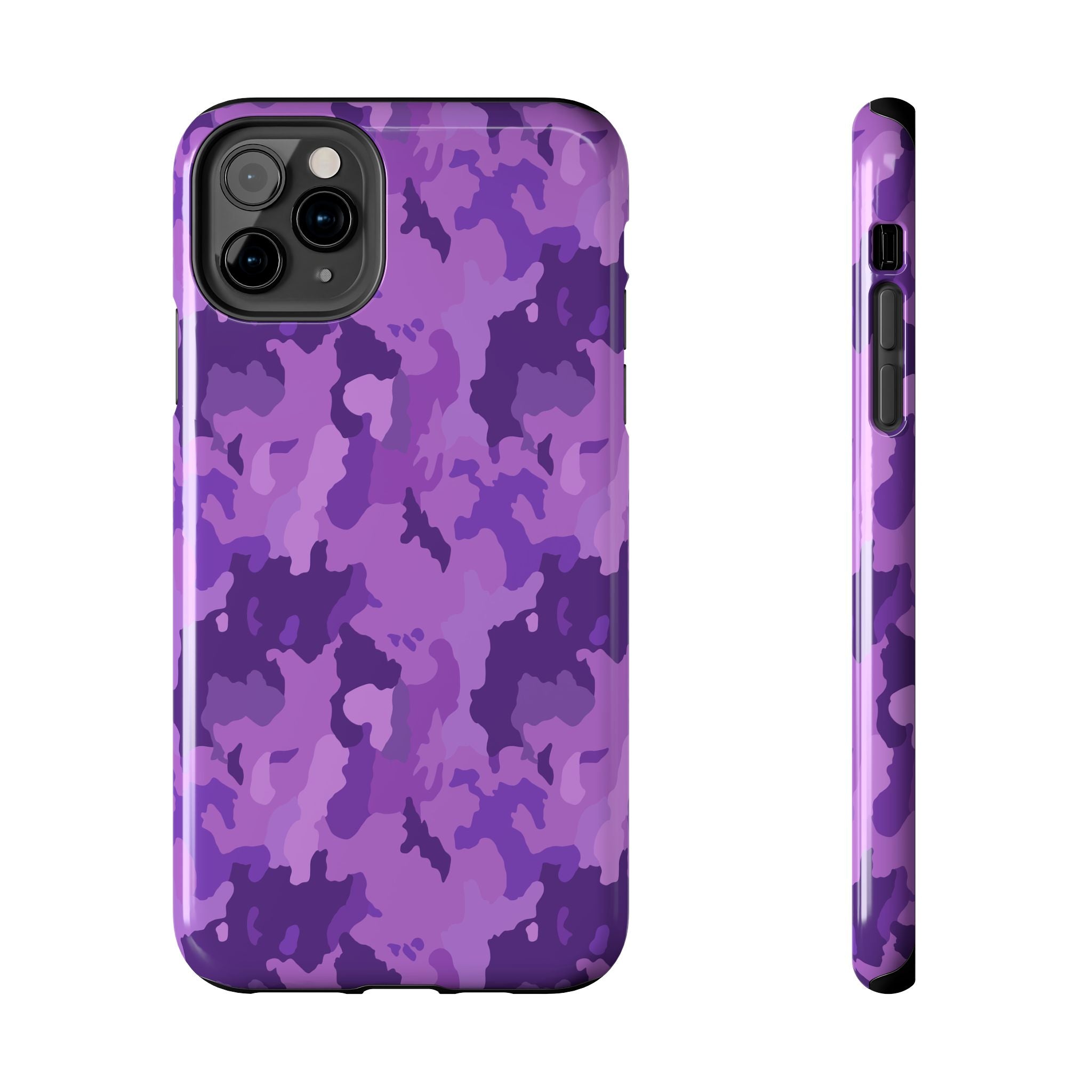 Tough Phone Cases - Purple Camo