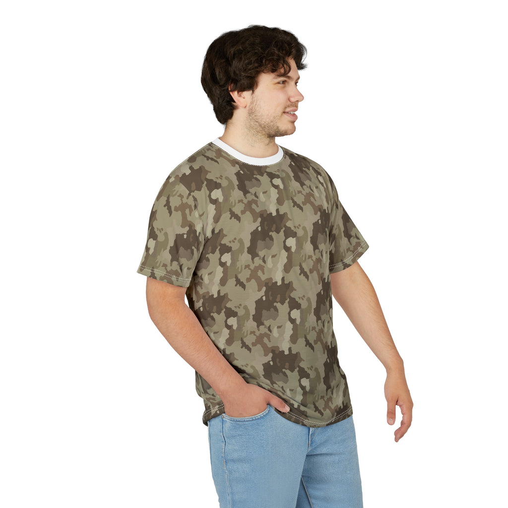 Unisex Cut & Sew Tee - Desert Camo