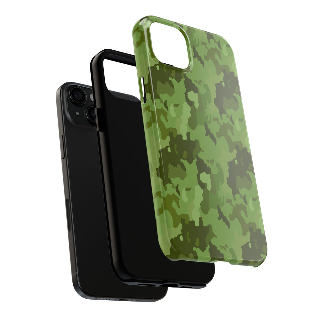 Tough Phone Cases - Green Camo