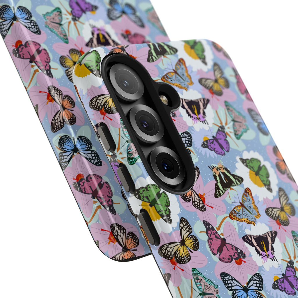 Tough Phone Cases - Butterflies and Flowers