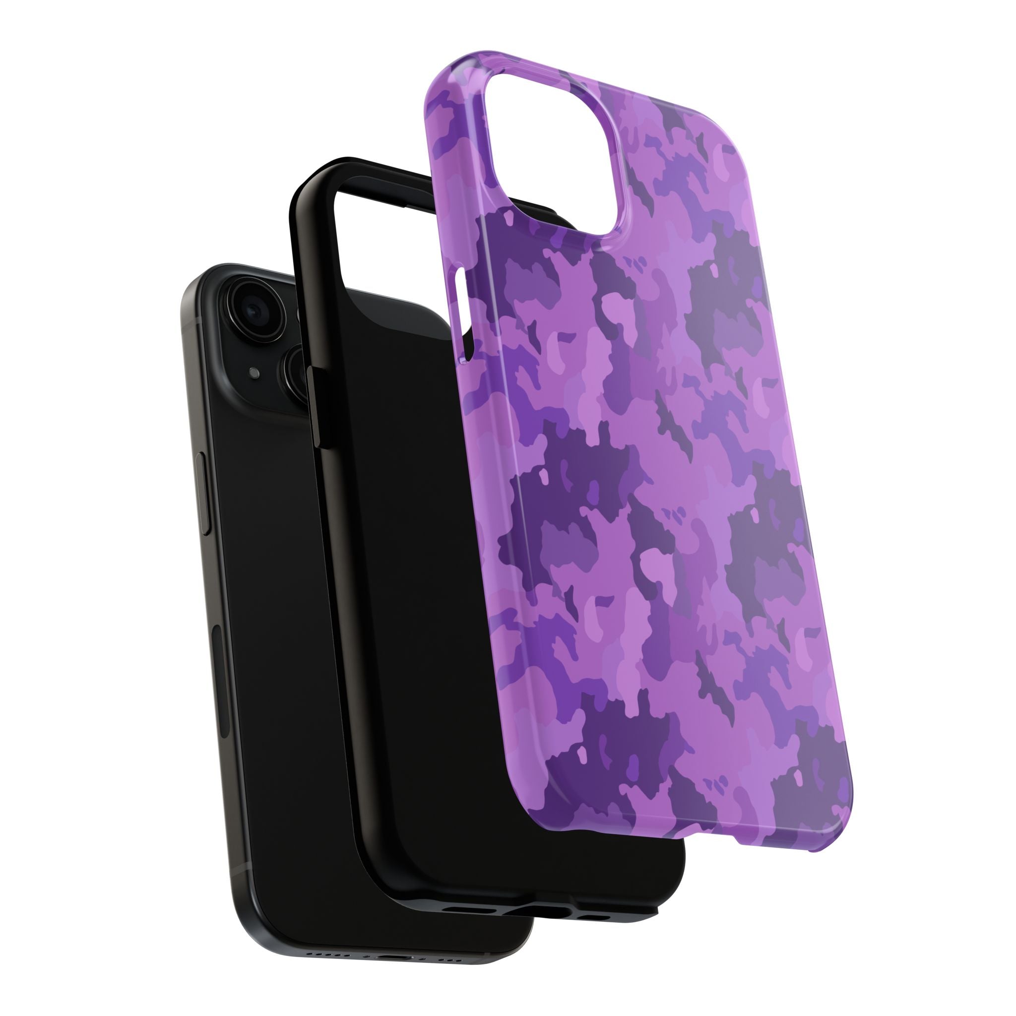 Tough Phone Cases - Purple Camo