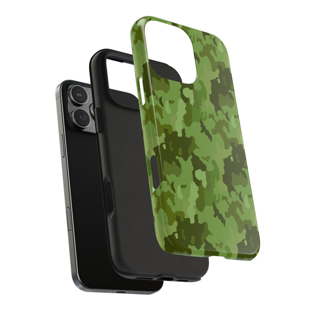 Tough Phone Cases - Green Camo