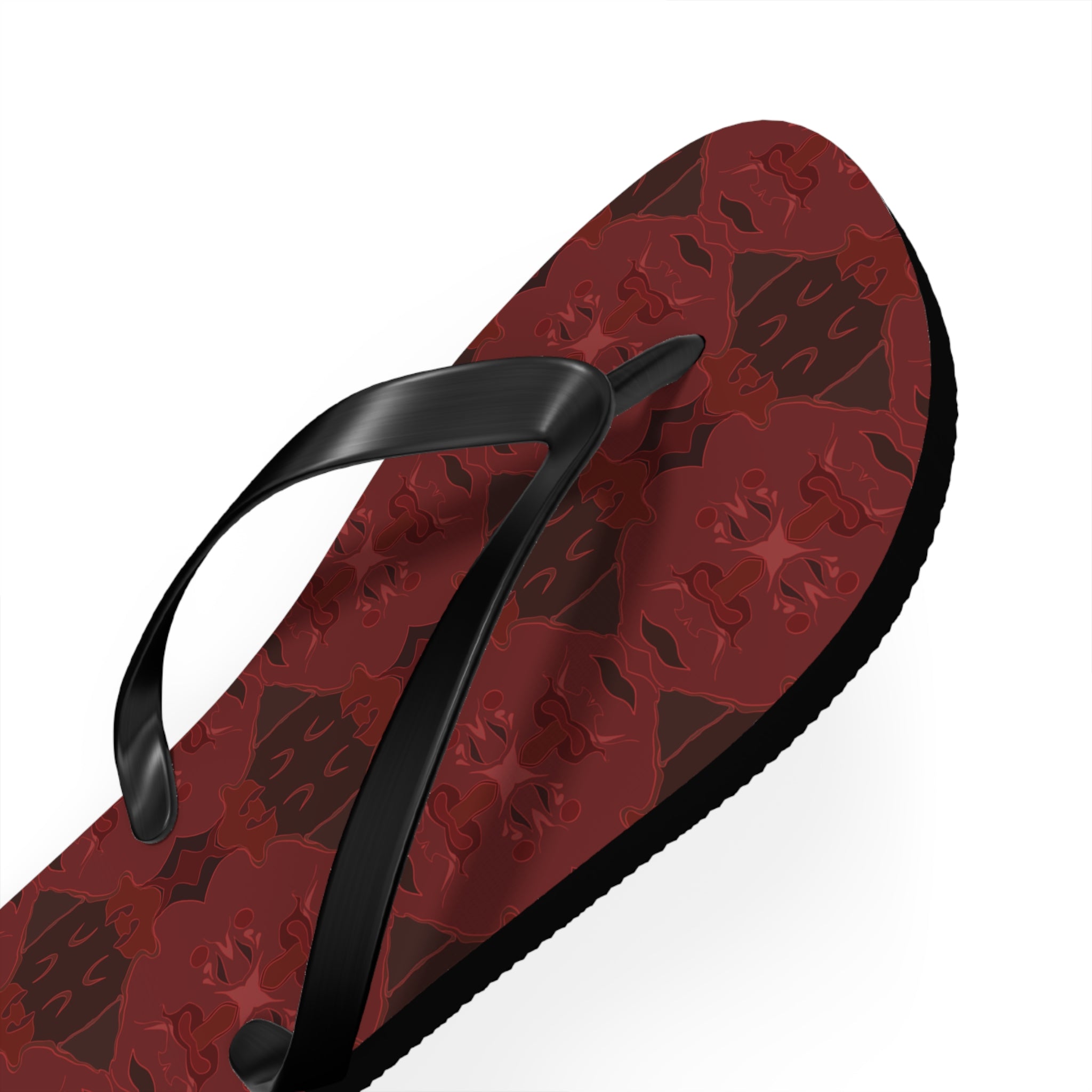 Flip Flops - Red Kaleidoscope