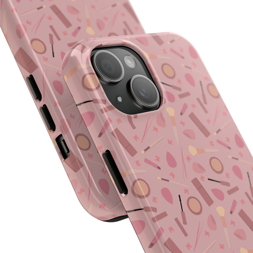Phone Case - Pink Aesthetic Makeup Design