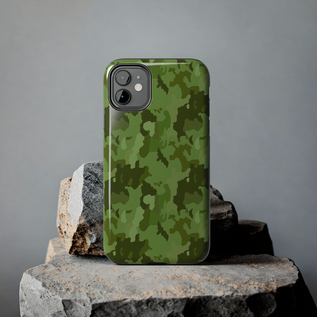 Tough Phone Cases - Green Camo