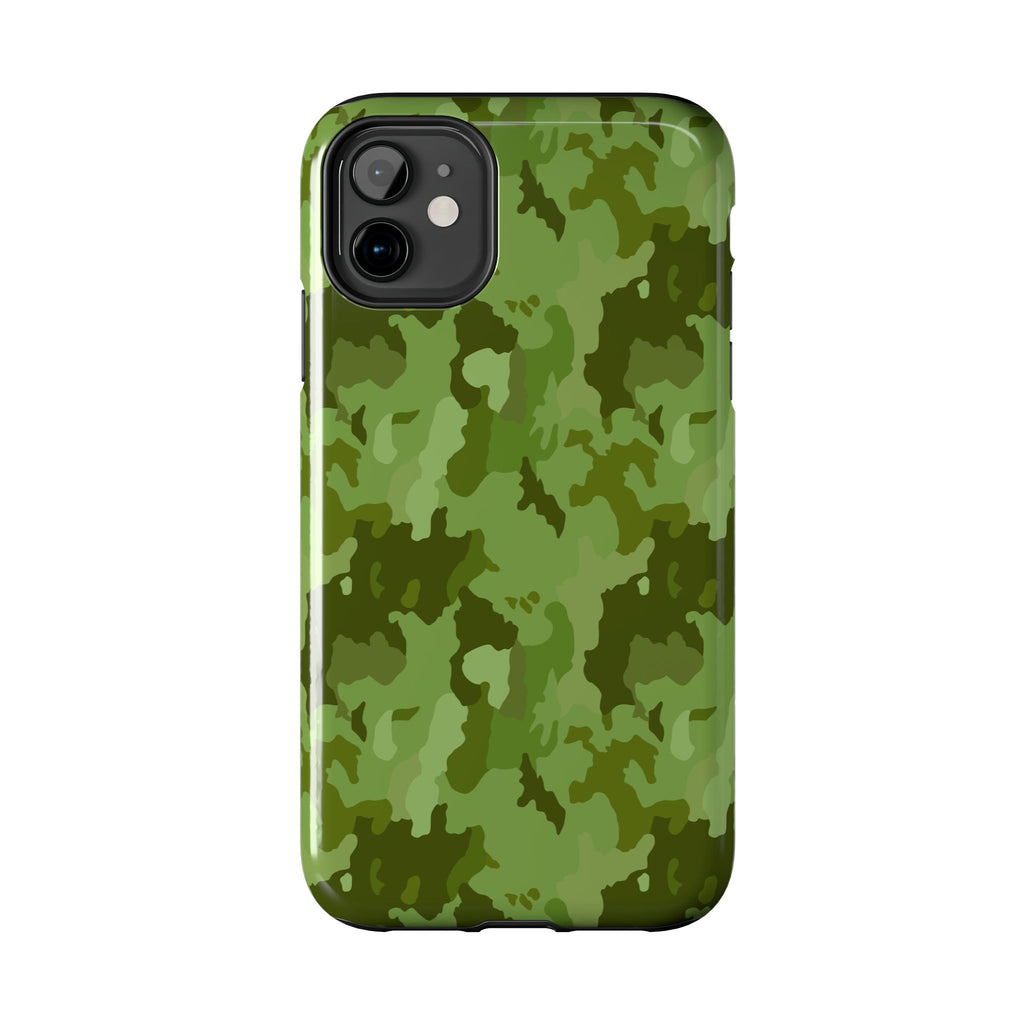 Tough Phone Cases - Green Camo