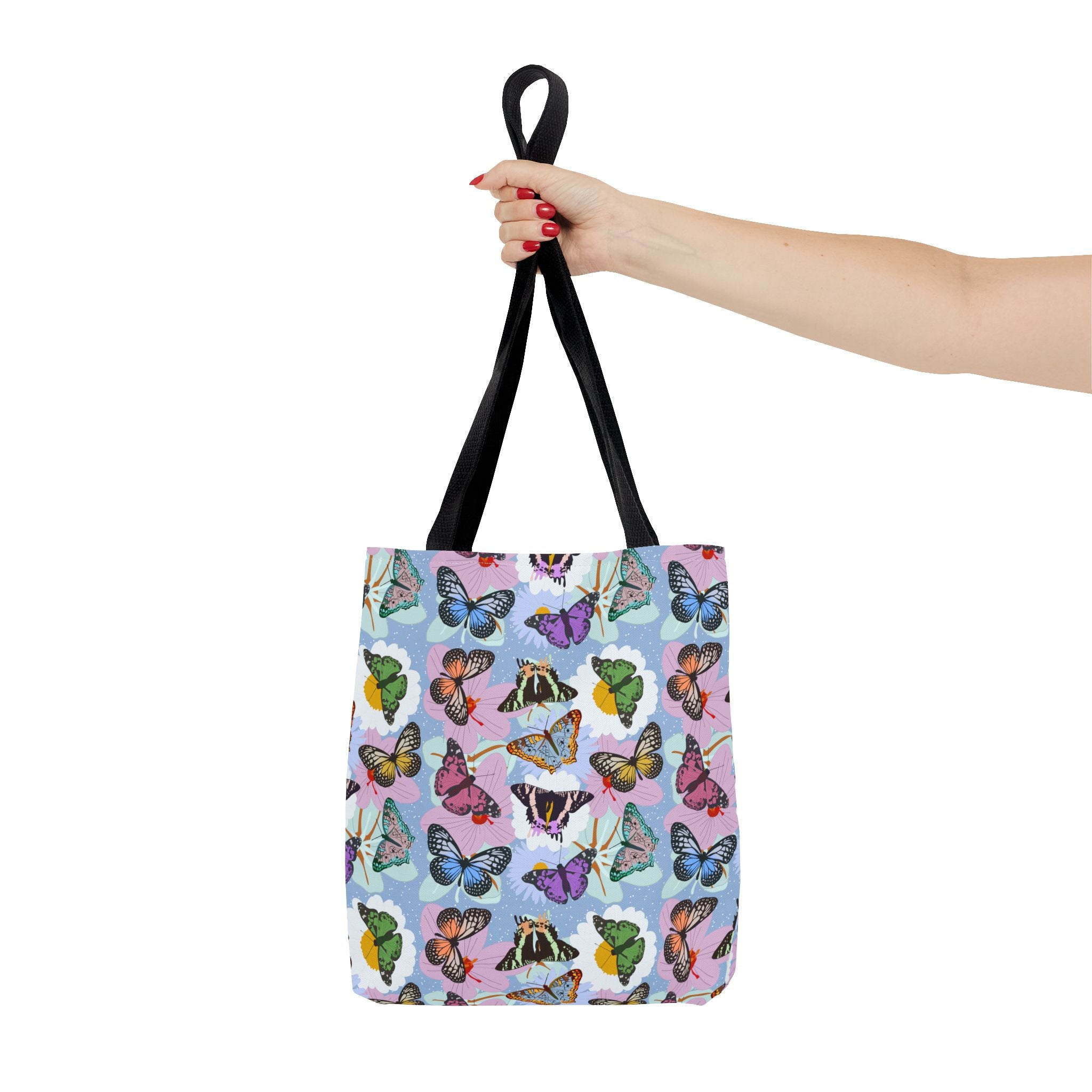 Tote Bag - Butterflies and Flowers