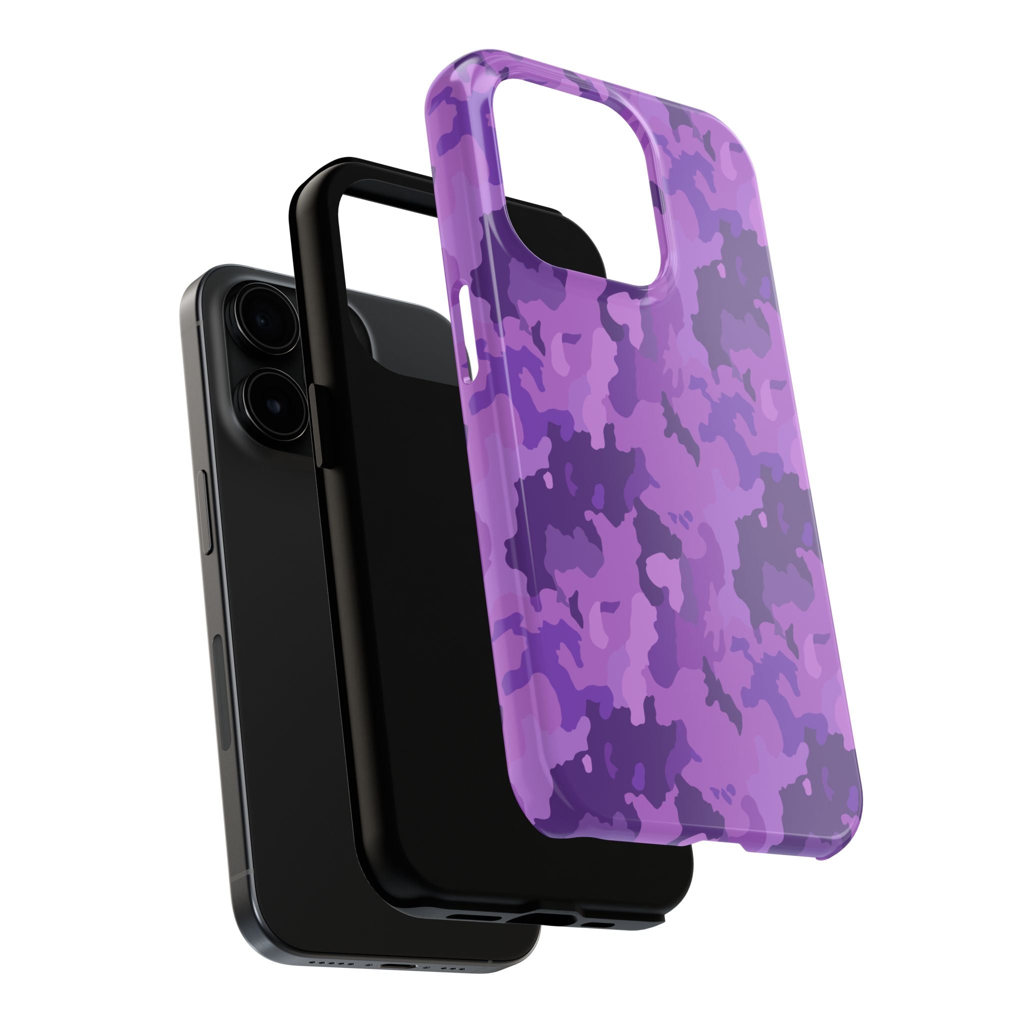 Tough Phone Cases - Purple Camo