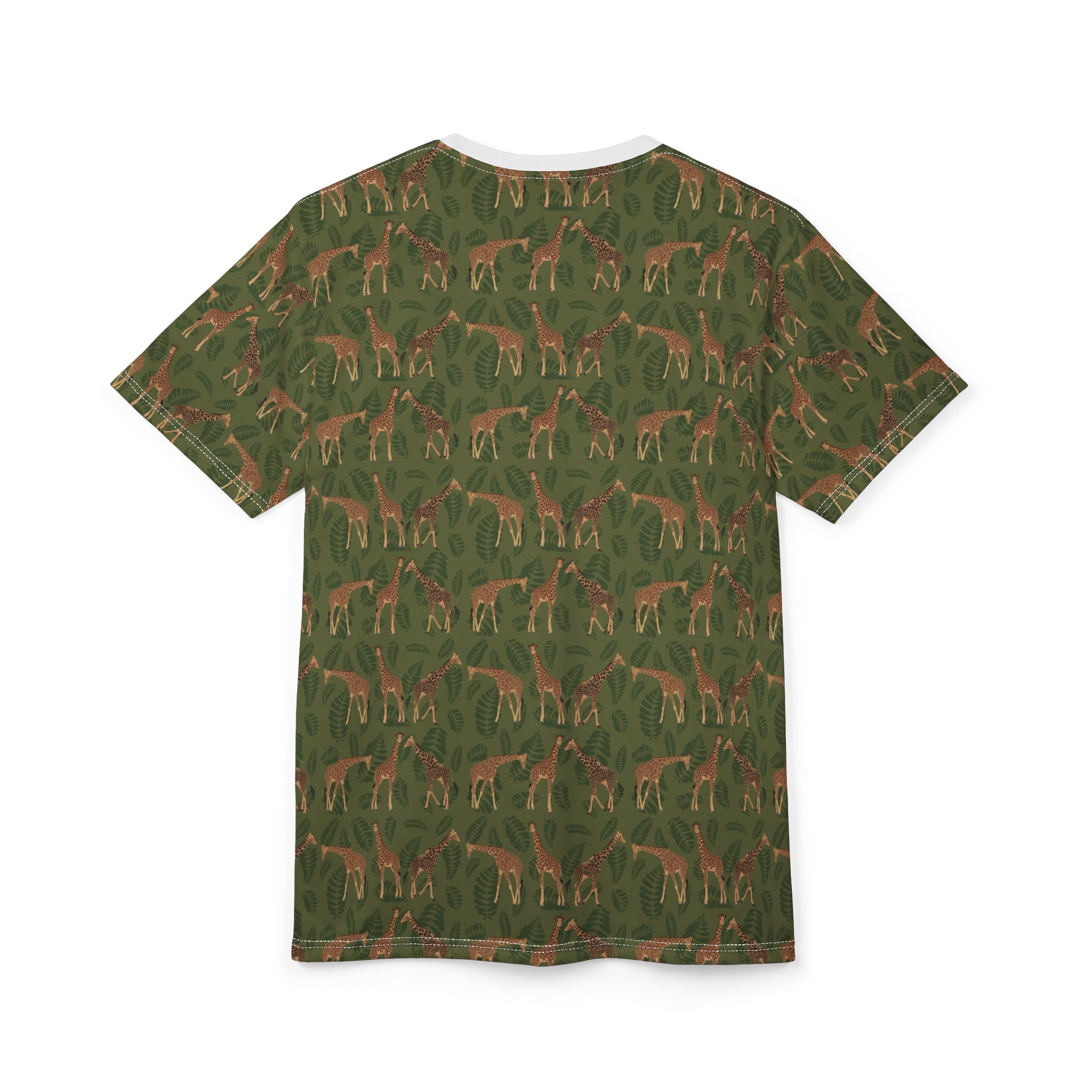 Unisex Cut & Sew Tee - Giraffes