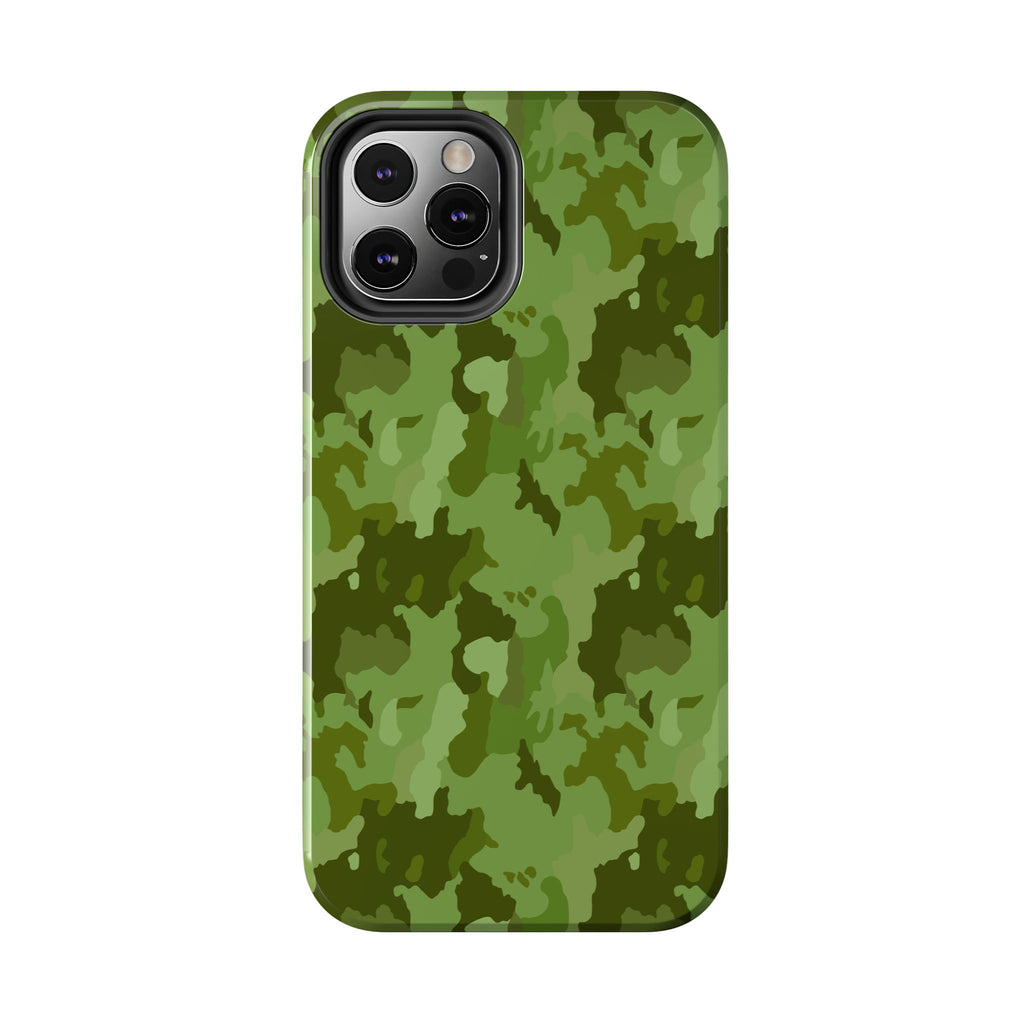 Tough Phone Cases - Green Camo