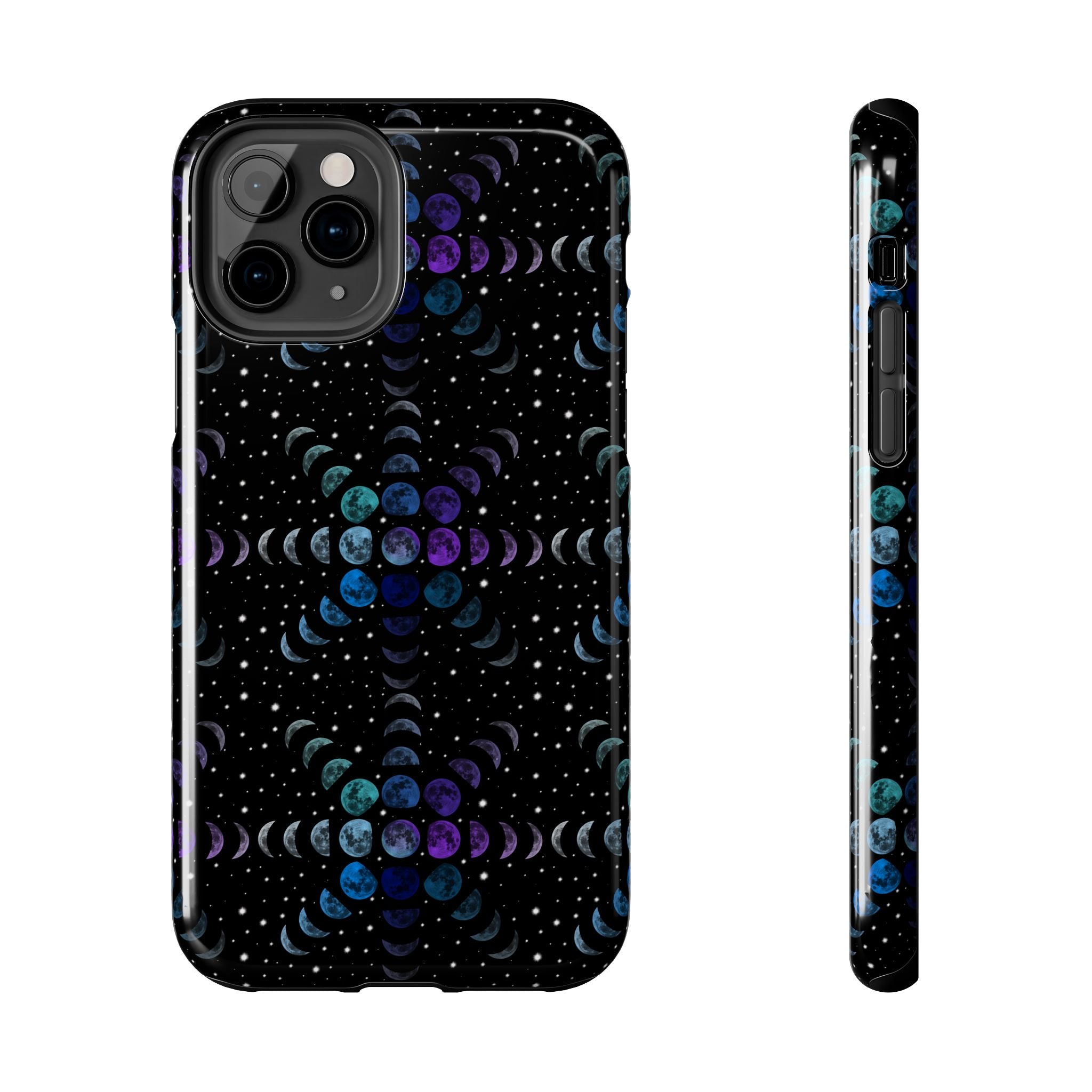 Tough Phone Cases - Multi-Colored Lunar Cycle