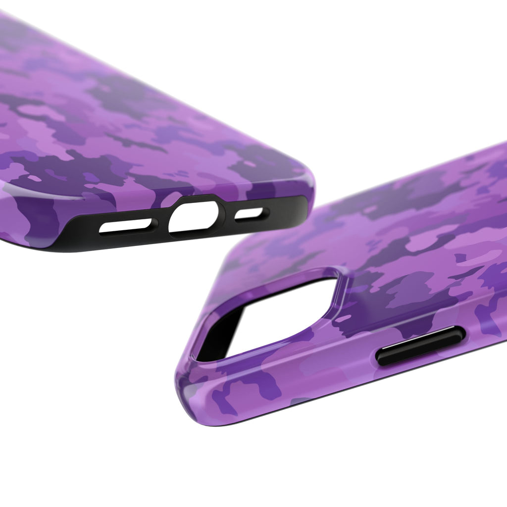Tough Phone Cases - Purple Camo
