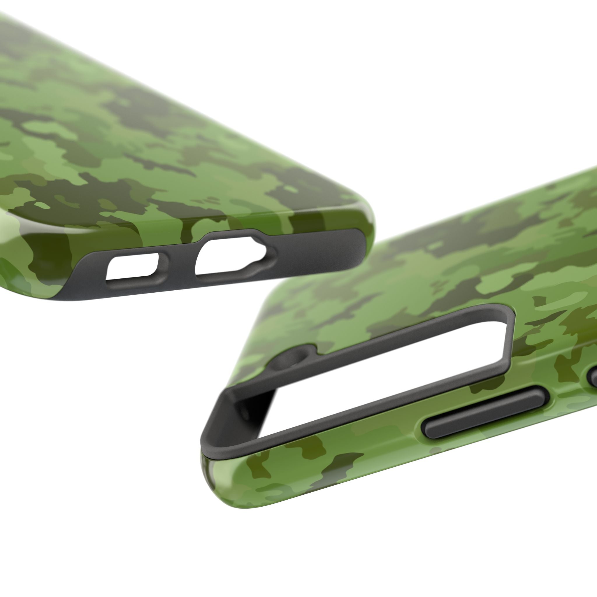 Tough Phone Cases - Green Camo