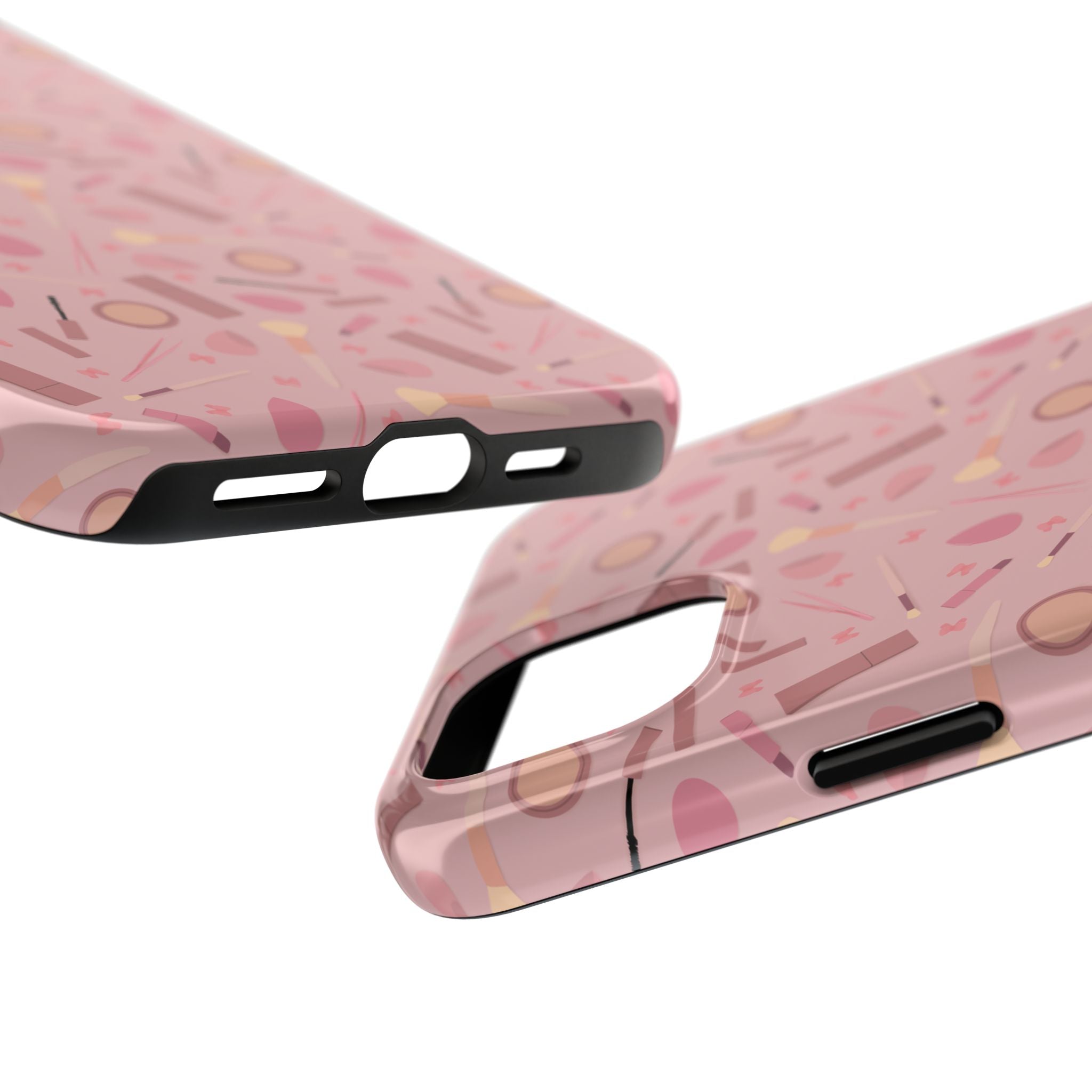 Phone Case - Pink Aesthetic Makeup Design