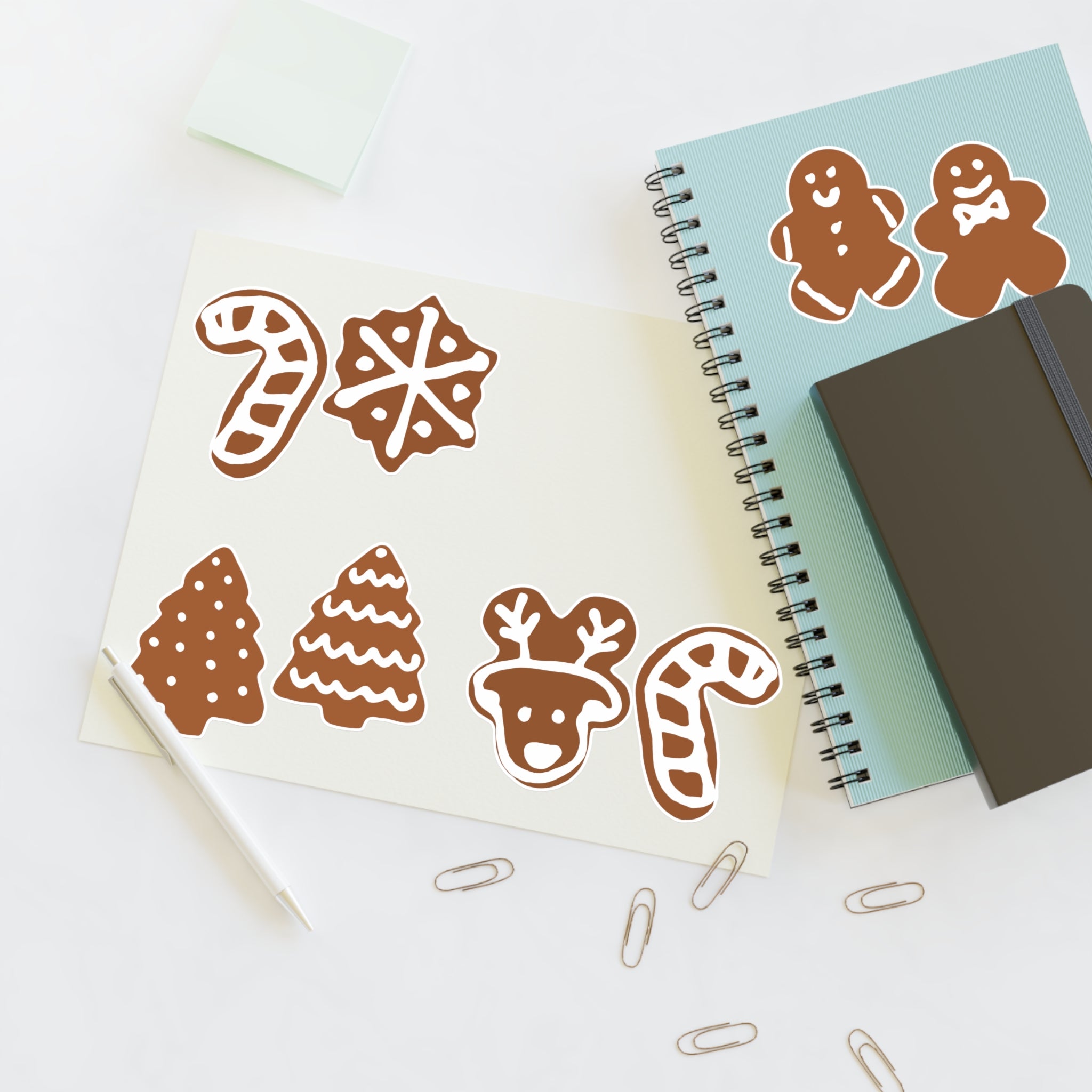 Sticker Sheet - Gingerbread Cookies