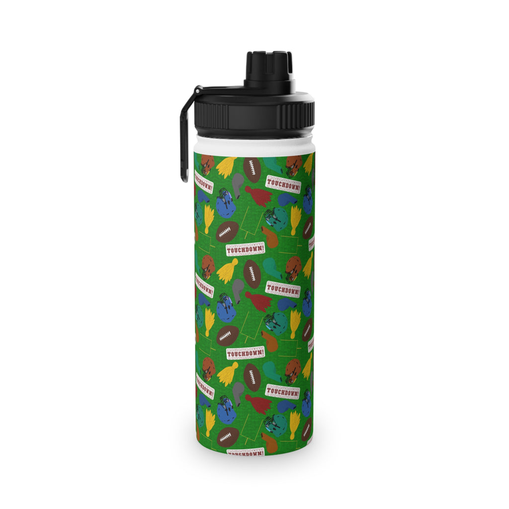 Stainless Steel Water Bottle, Sports Lid - Football
