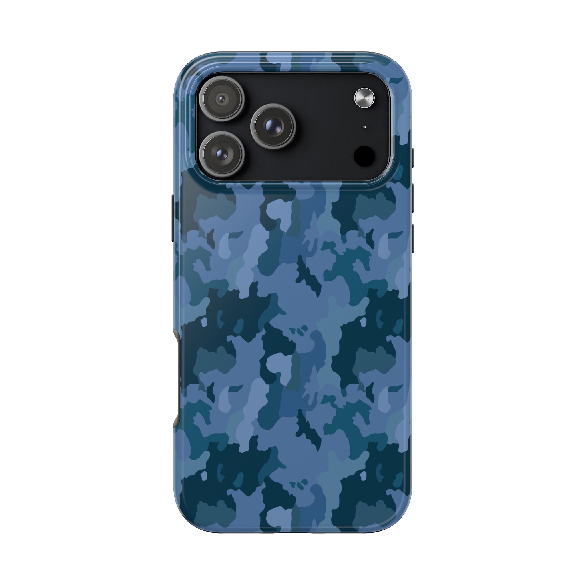 Tough Phone Cases - Blue Camo
