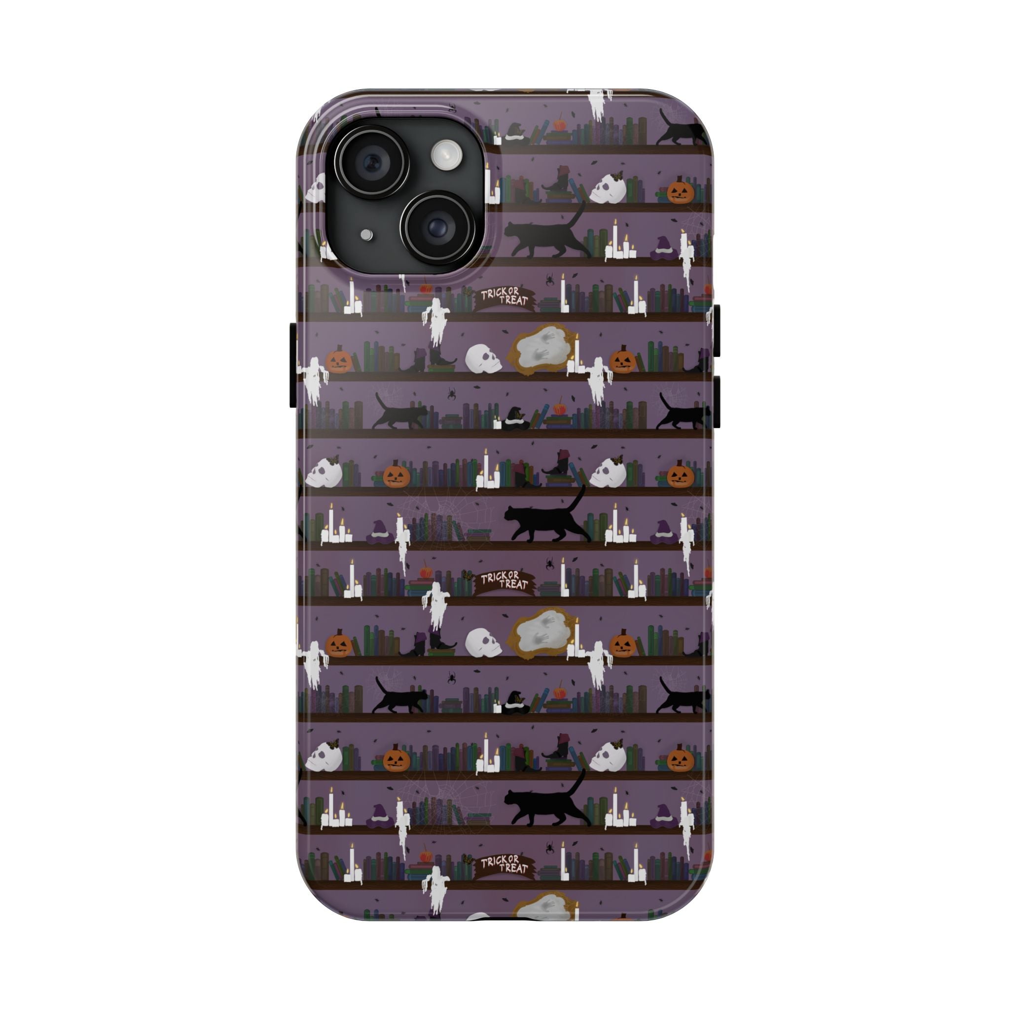 Tough Phone Cases - Spooky Bookcase