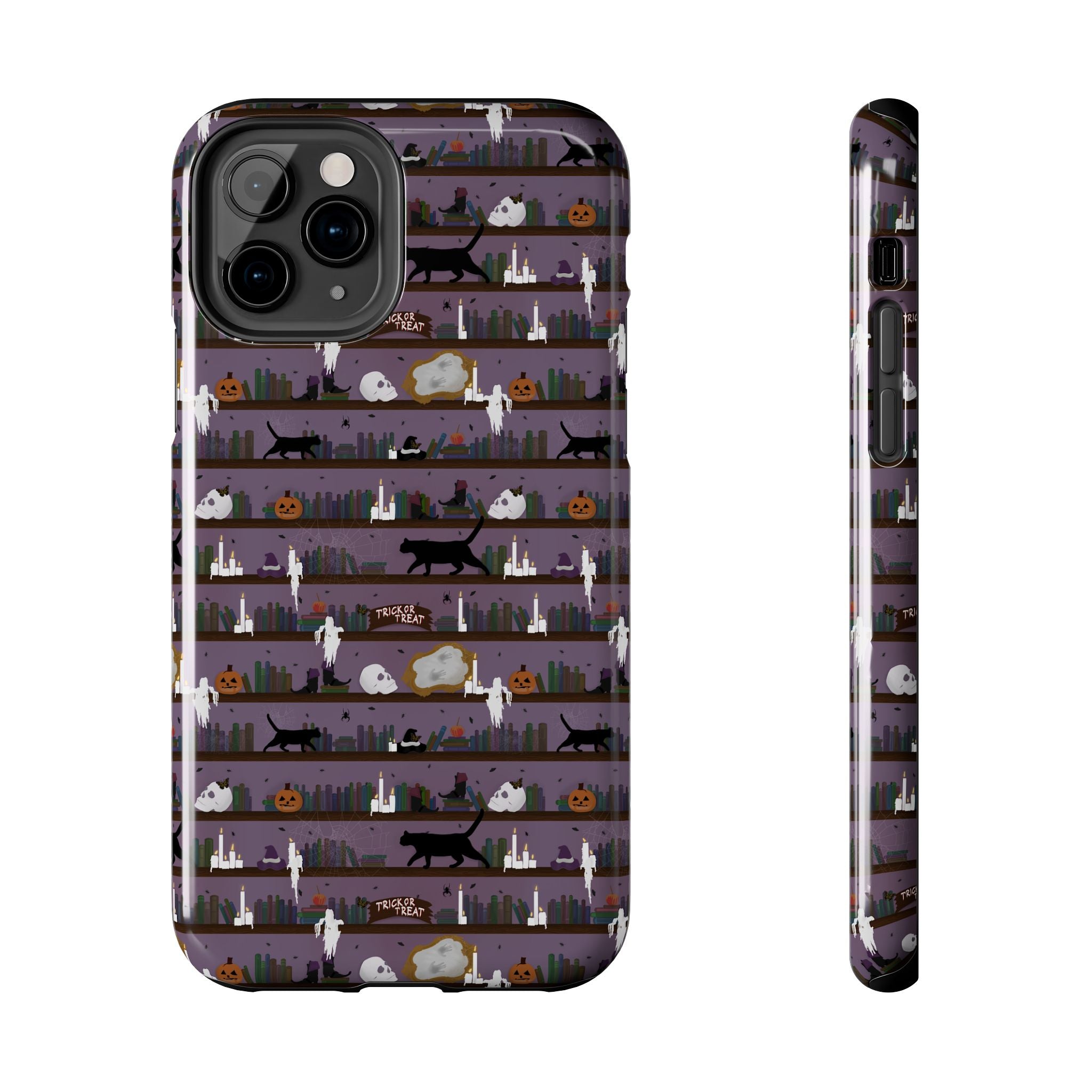 Tough Phone Cases - Spooky Bookcase