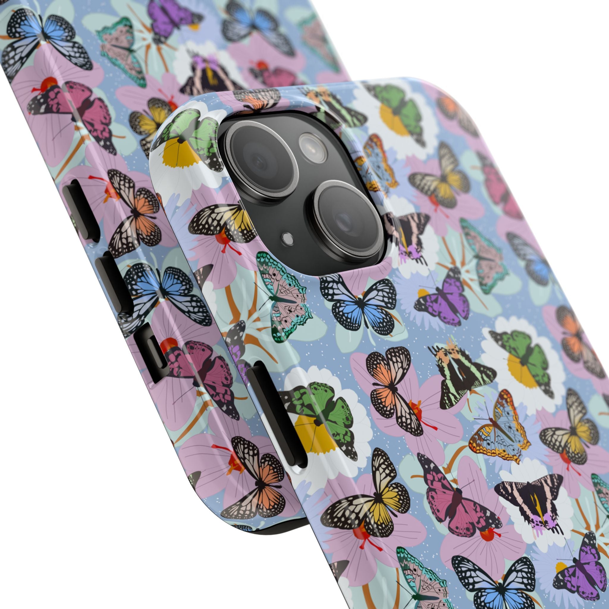 Tough Phone Cases - Butterflies and Flowers
