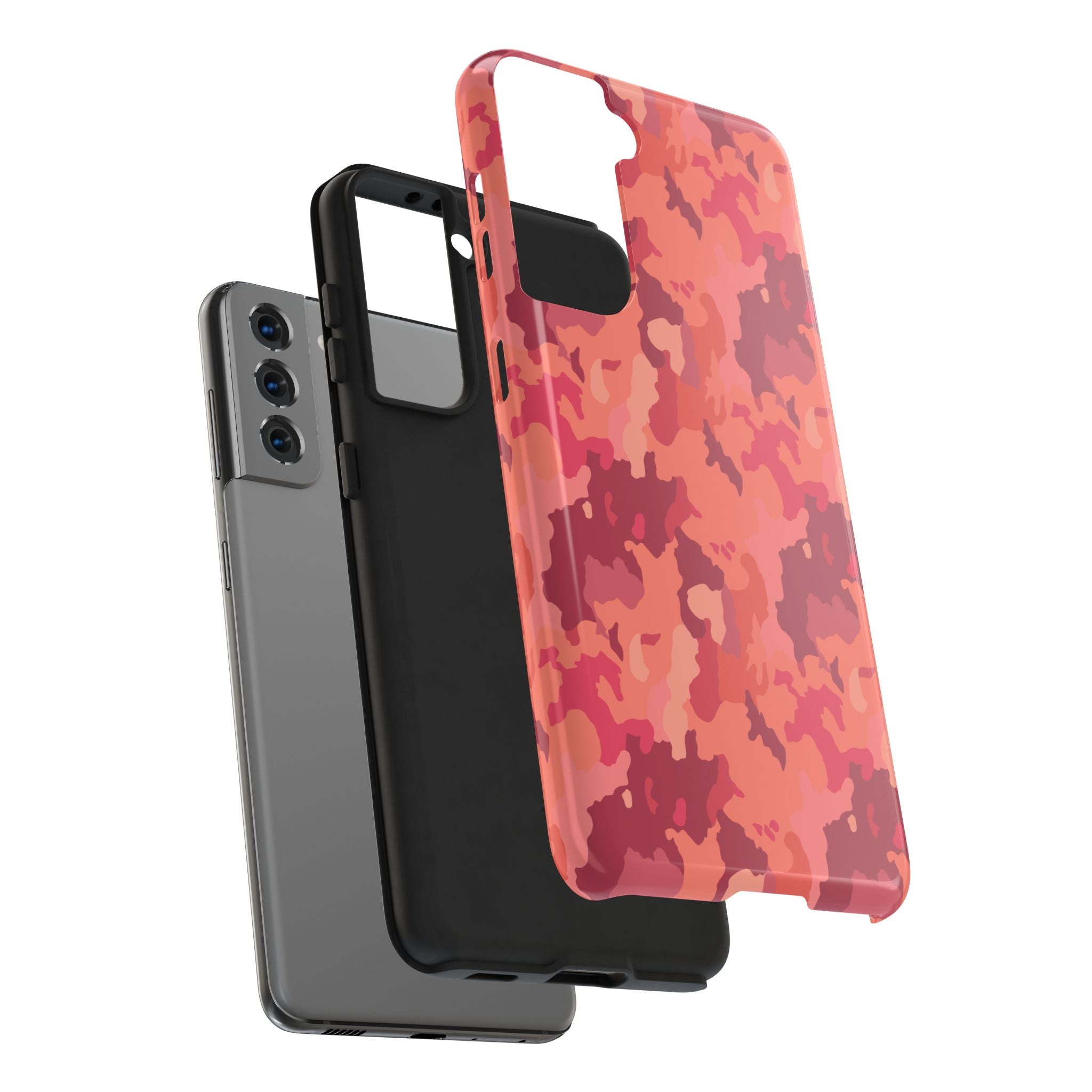 Tough Phone Cases - Hot Pink Camo