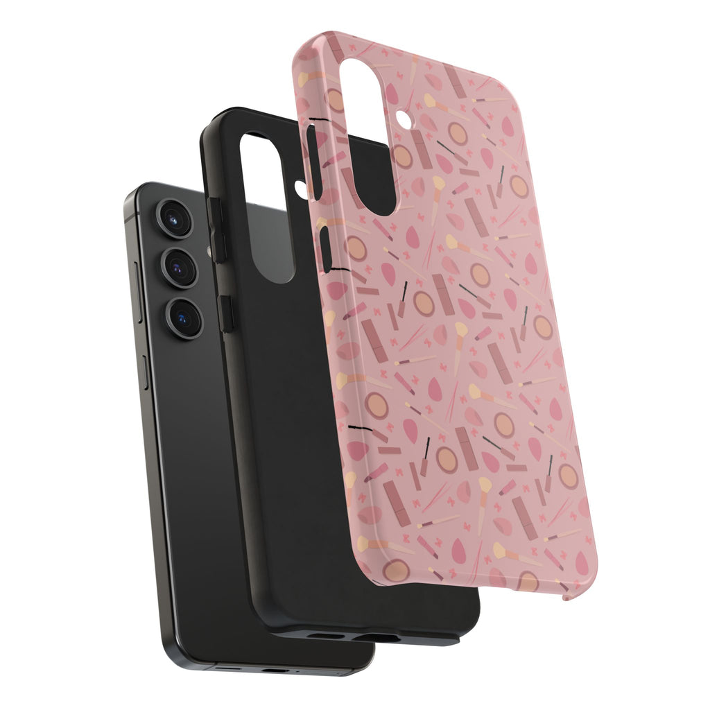 Phone Case - Pink Aesthetic Makeup Design