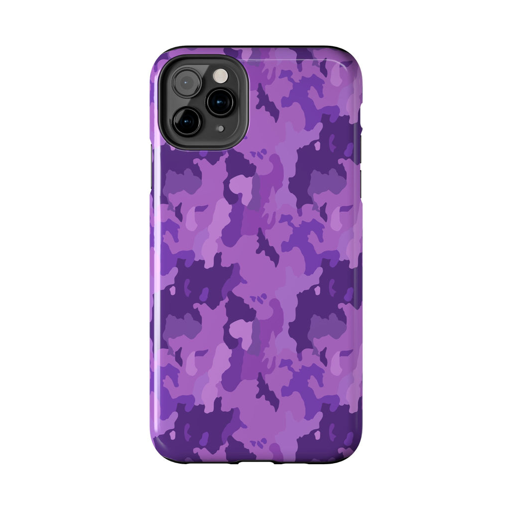 Tough Phone Cases - Purple Camo