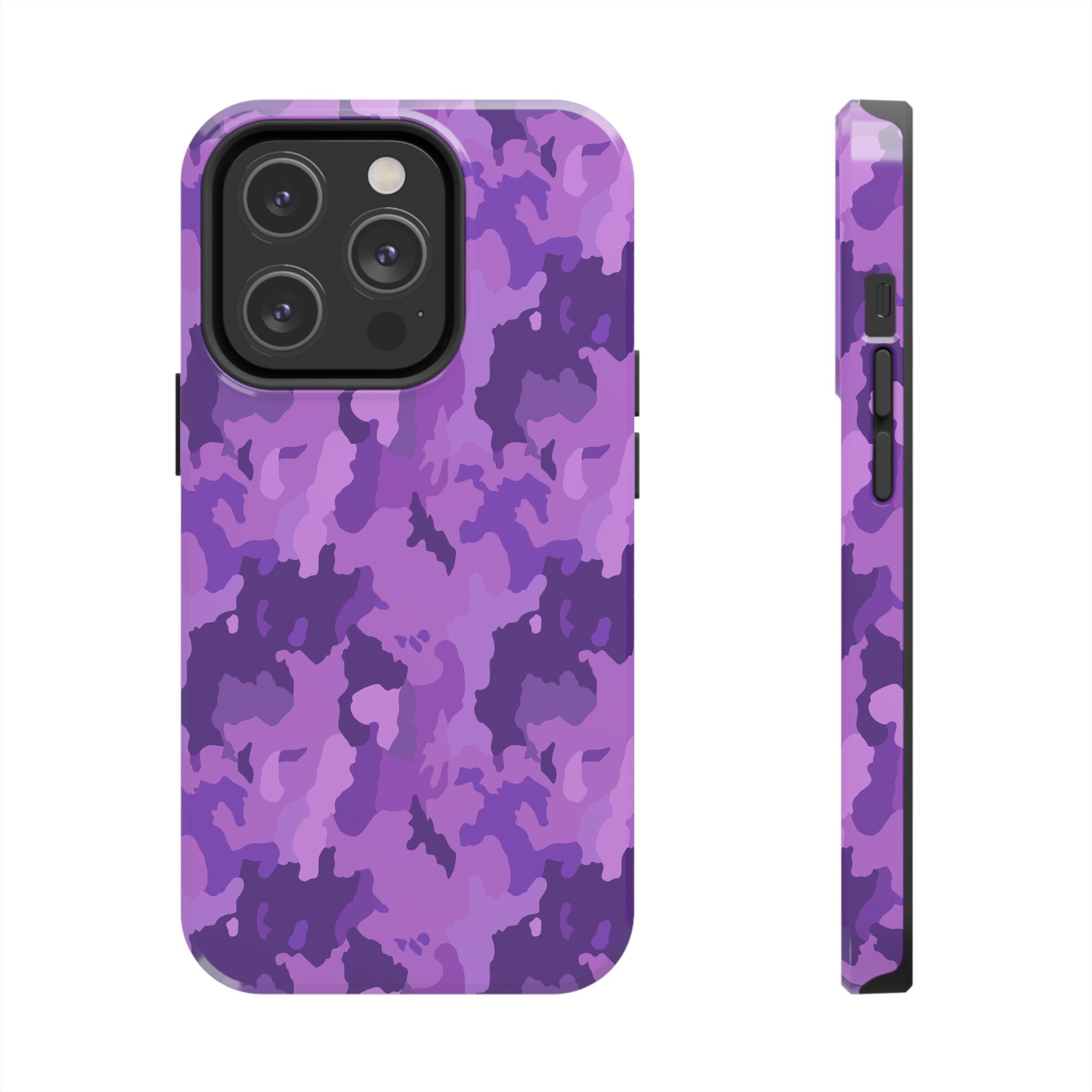 Tough Phone Cases - Purple Camo