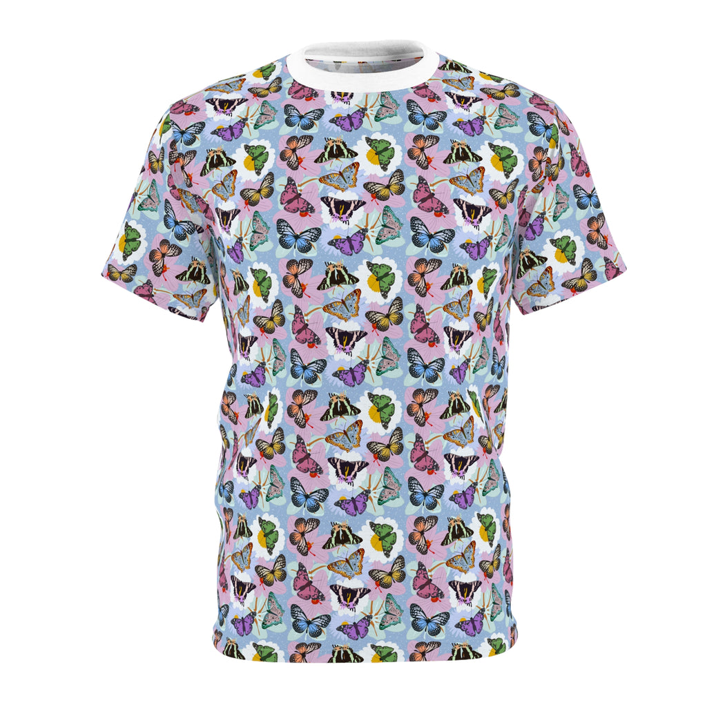 Unisex Cut & Sew Tee - Butterflies