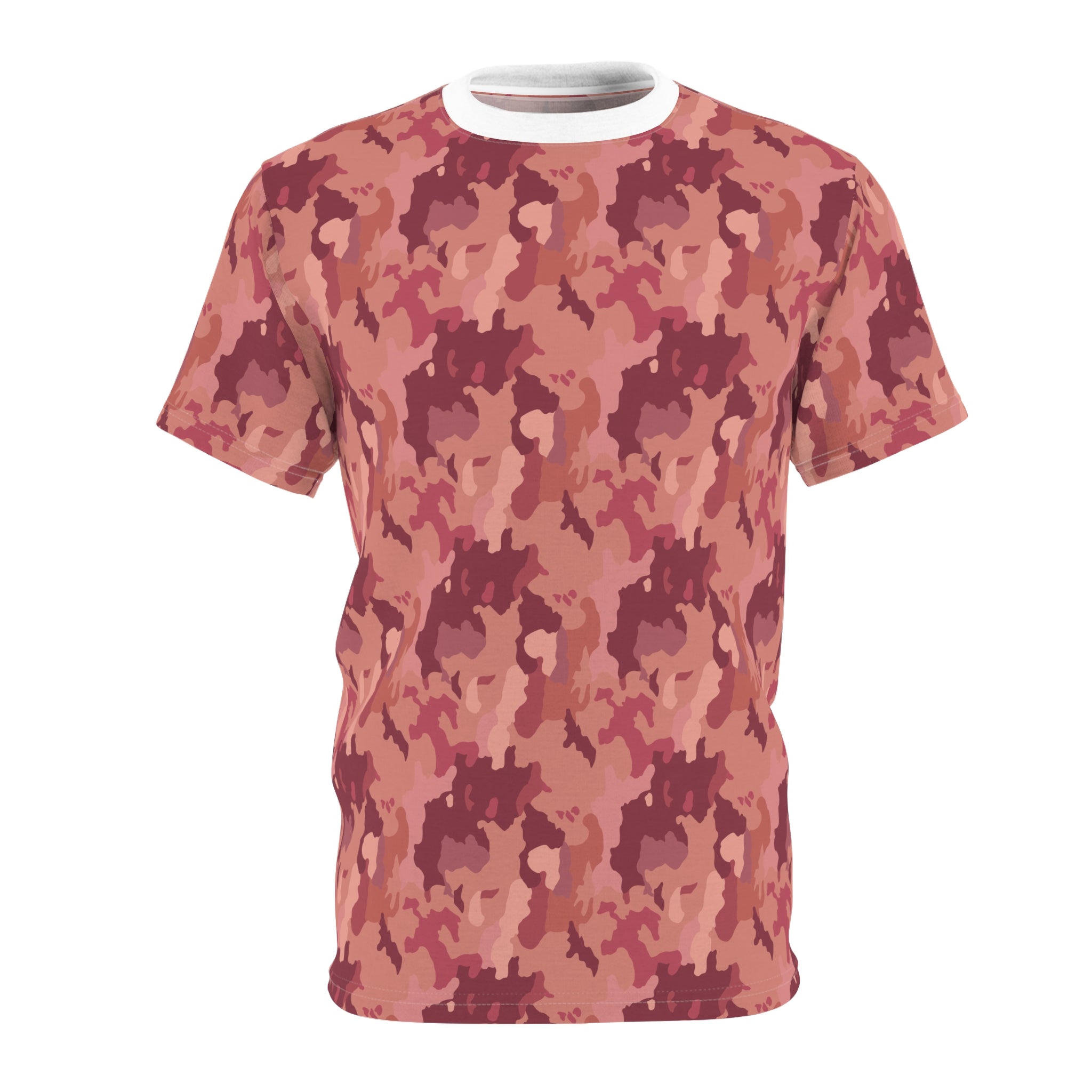 Unisex Cut & Sew Tee - Pink Camo