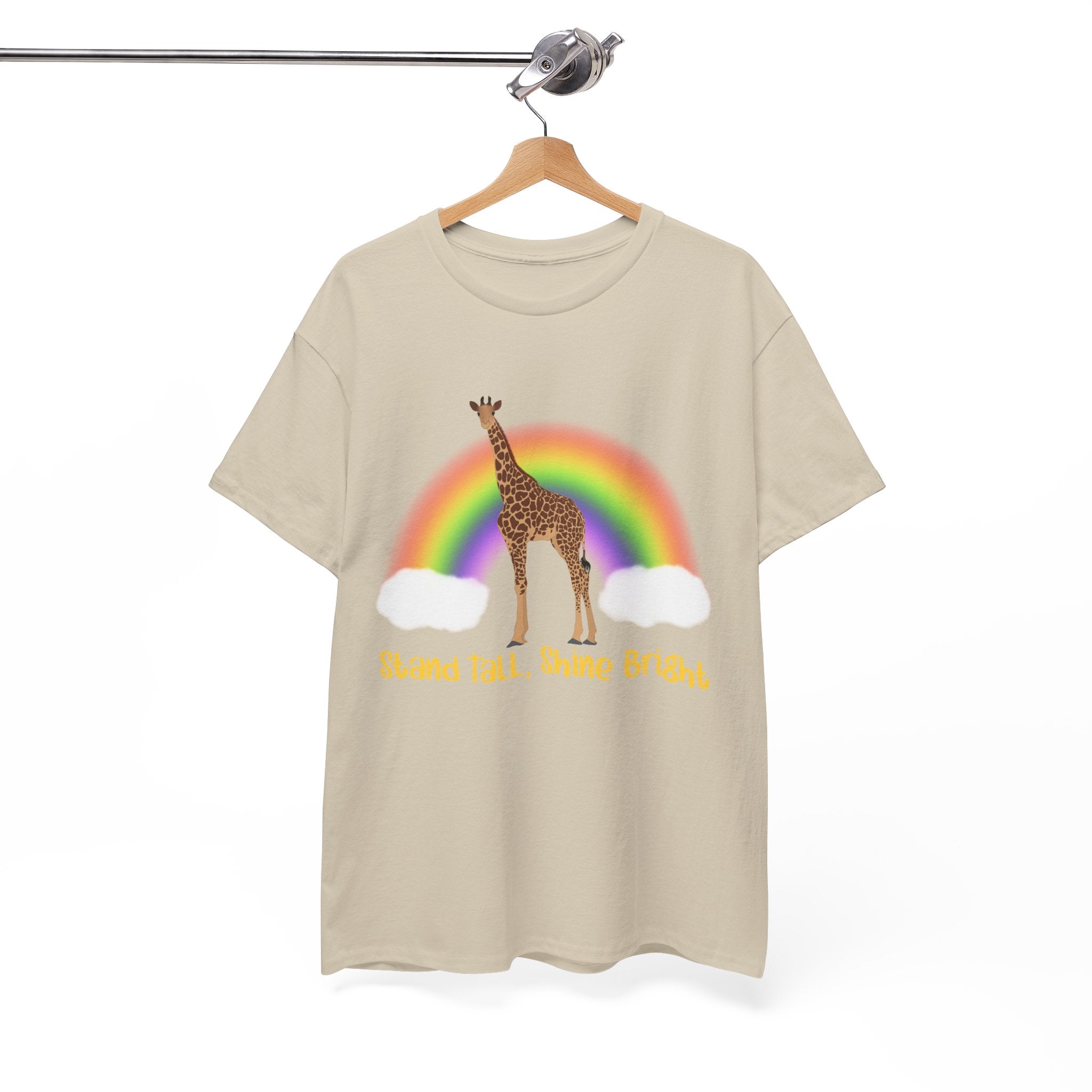 Unisex Heavy Cotton Tee - Stand Tall, Shine Bright